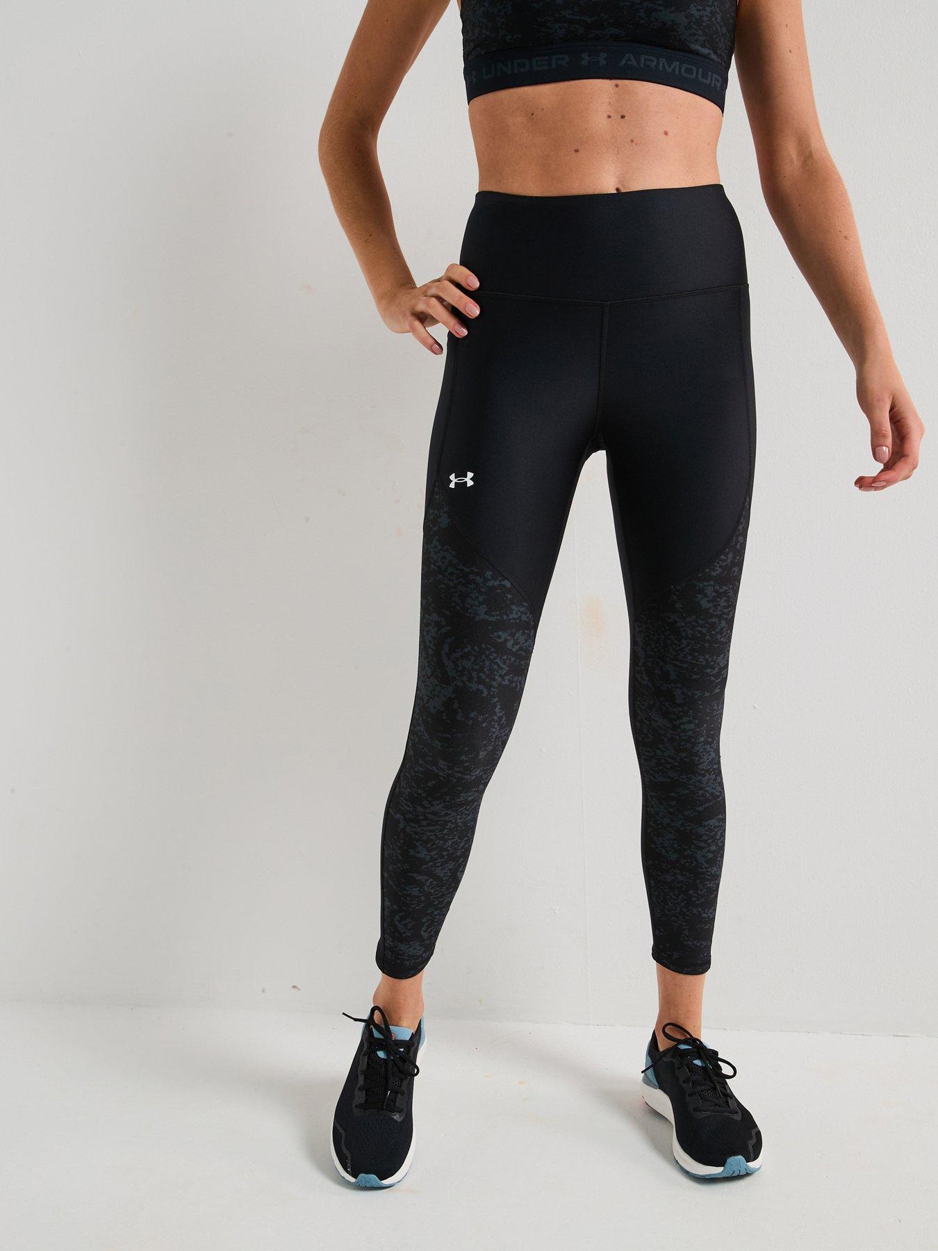 under-armour-womens-training-tech-print-panel-ankle-tights-black