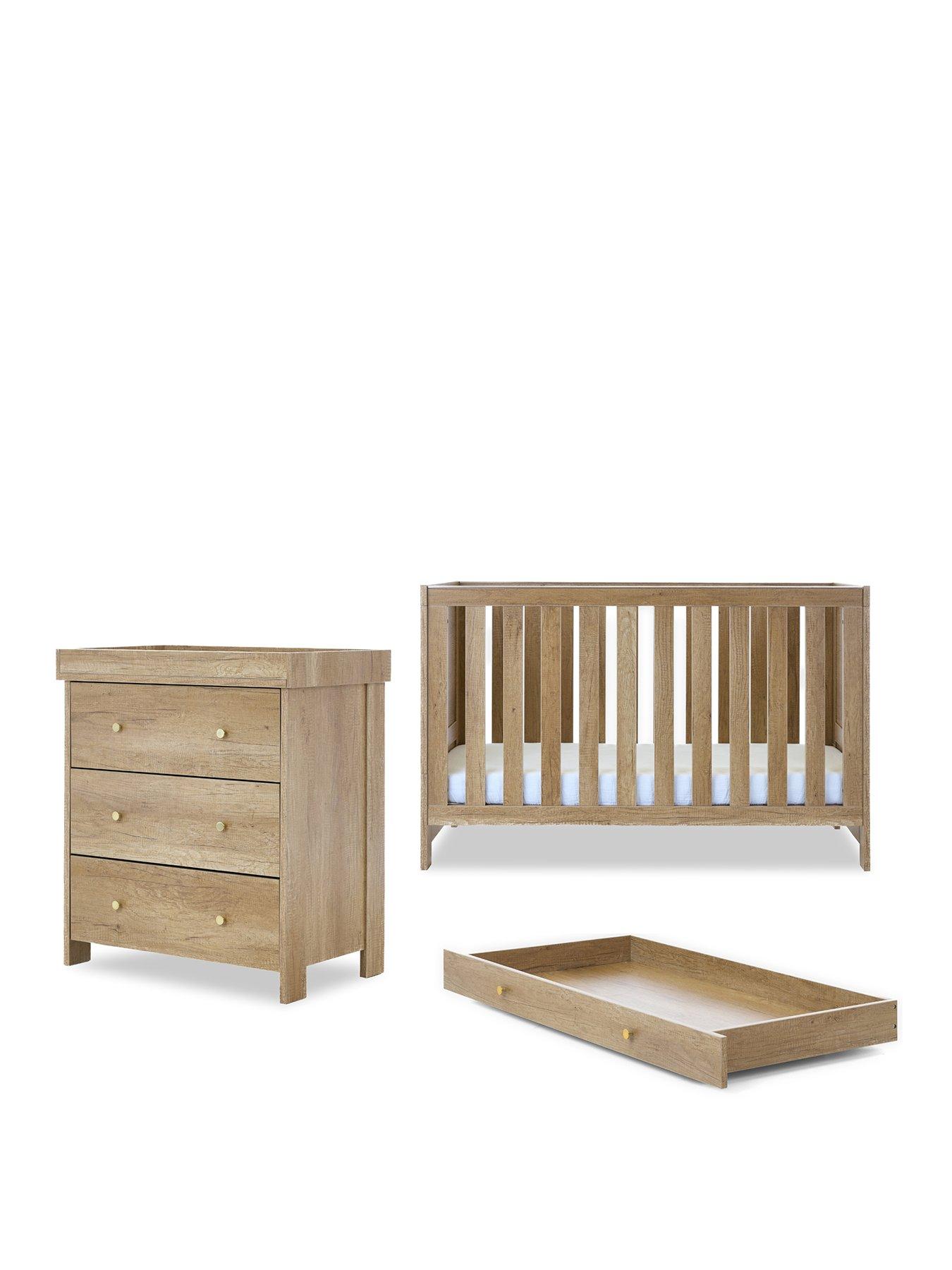 Image 2 of 7 of Obaby Nika 2 Piece Room Set &amp; Under Drawer - Oak