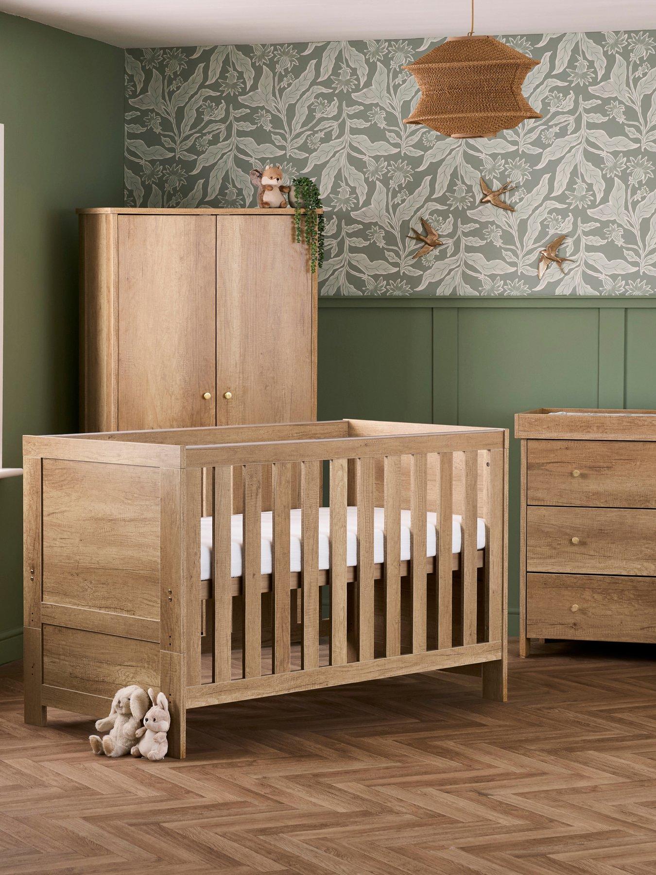 undefined Nika 3 Piece Room Set - Oak
