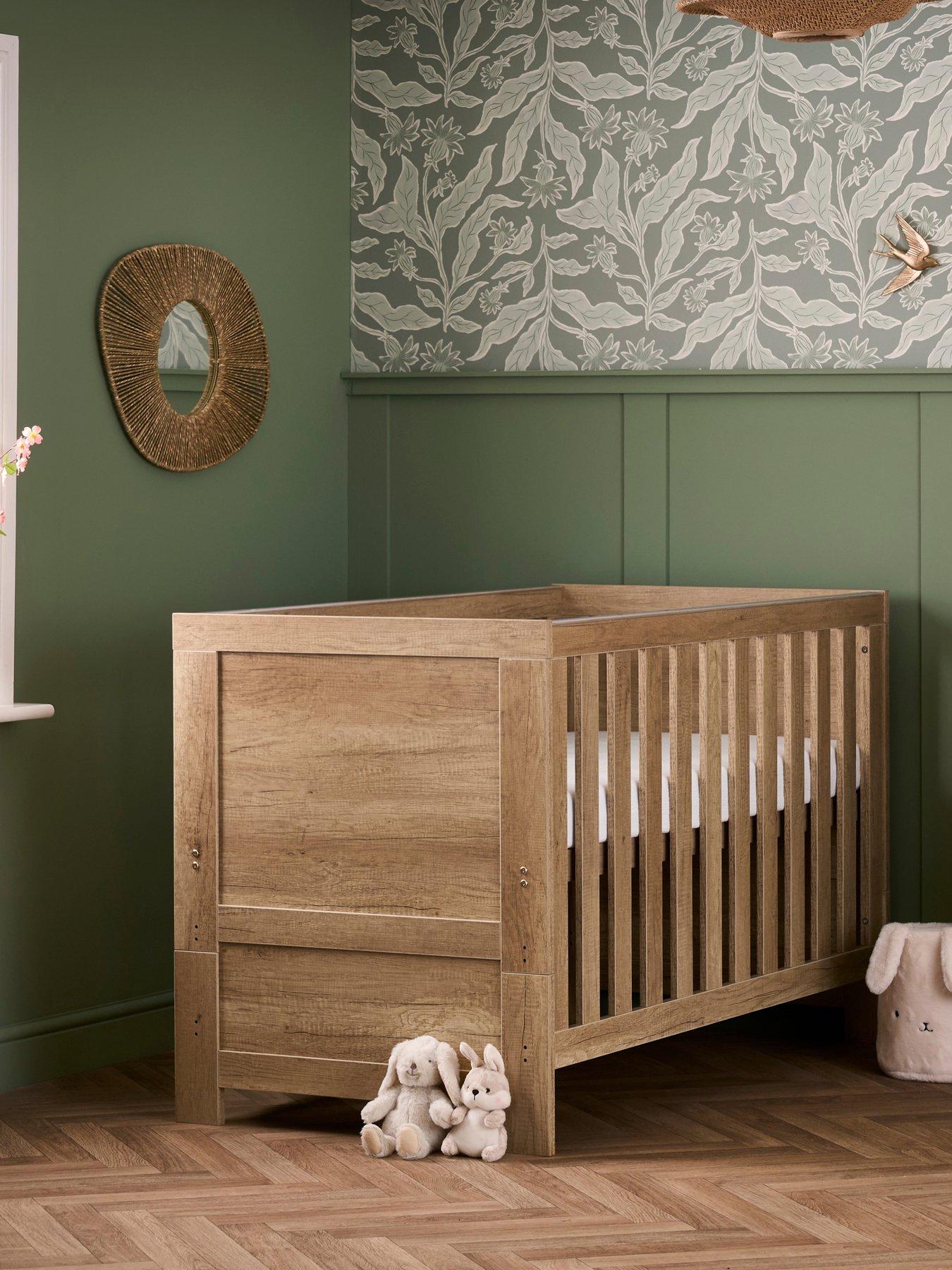 Obaby Nika Cot Bed - Oak