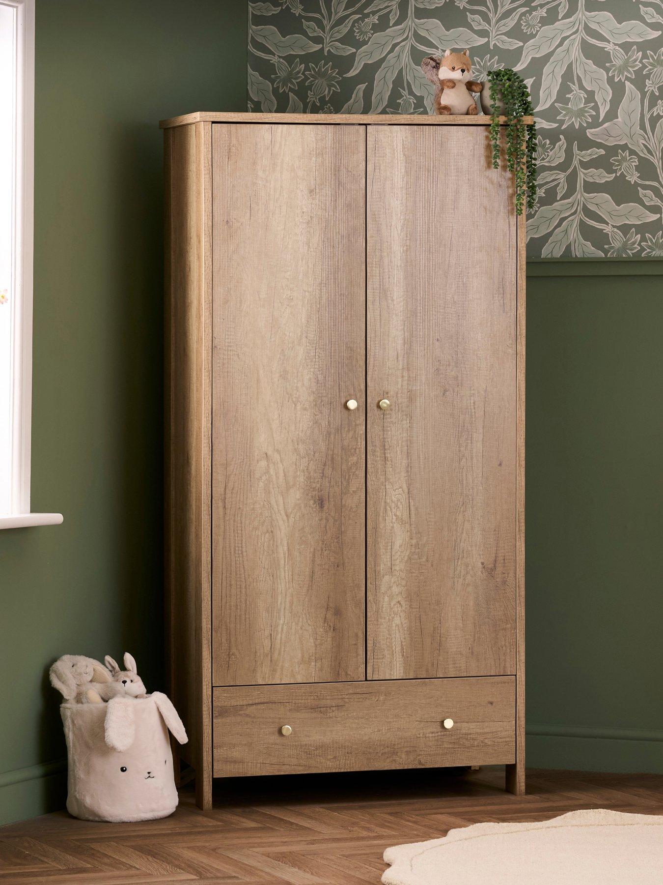 undefined Nika Double Wardrobe - Oak