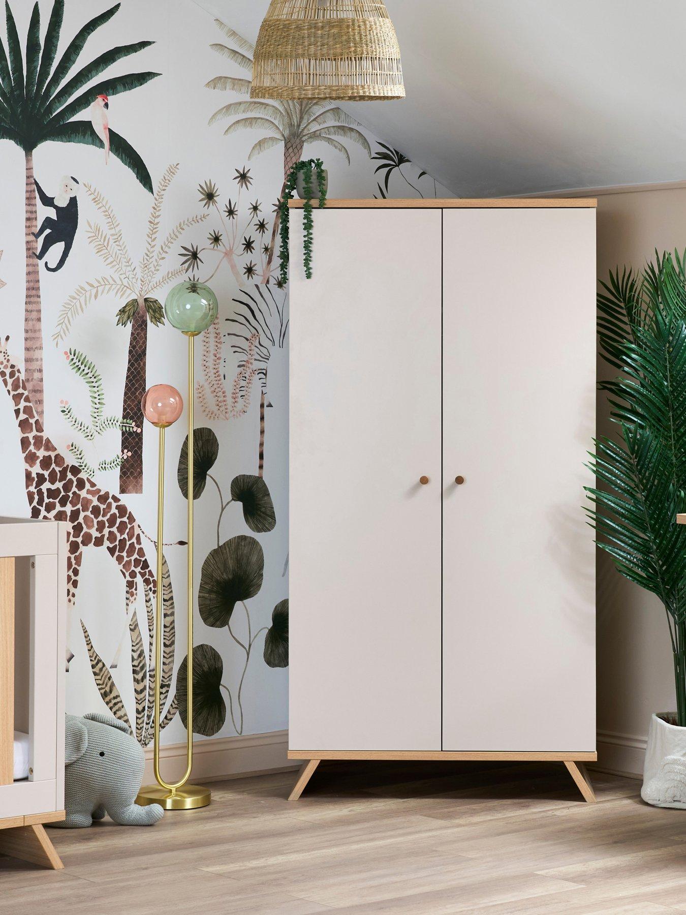 Obaby Thea Double Wardrobe - Latte