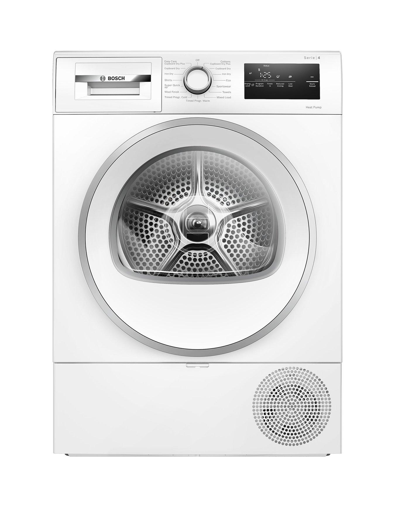 Image 1 of 8 of Bosch WTH85226GB 8kg Load Heat Pump Tumble Dryer - White - A++ Rated