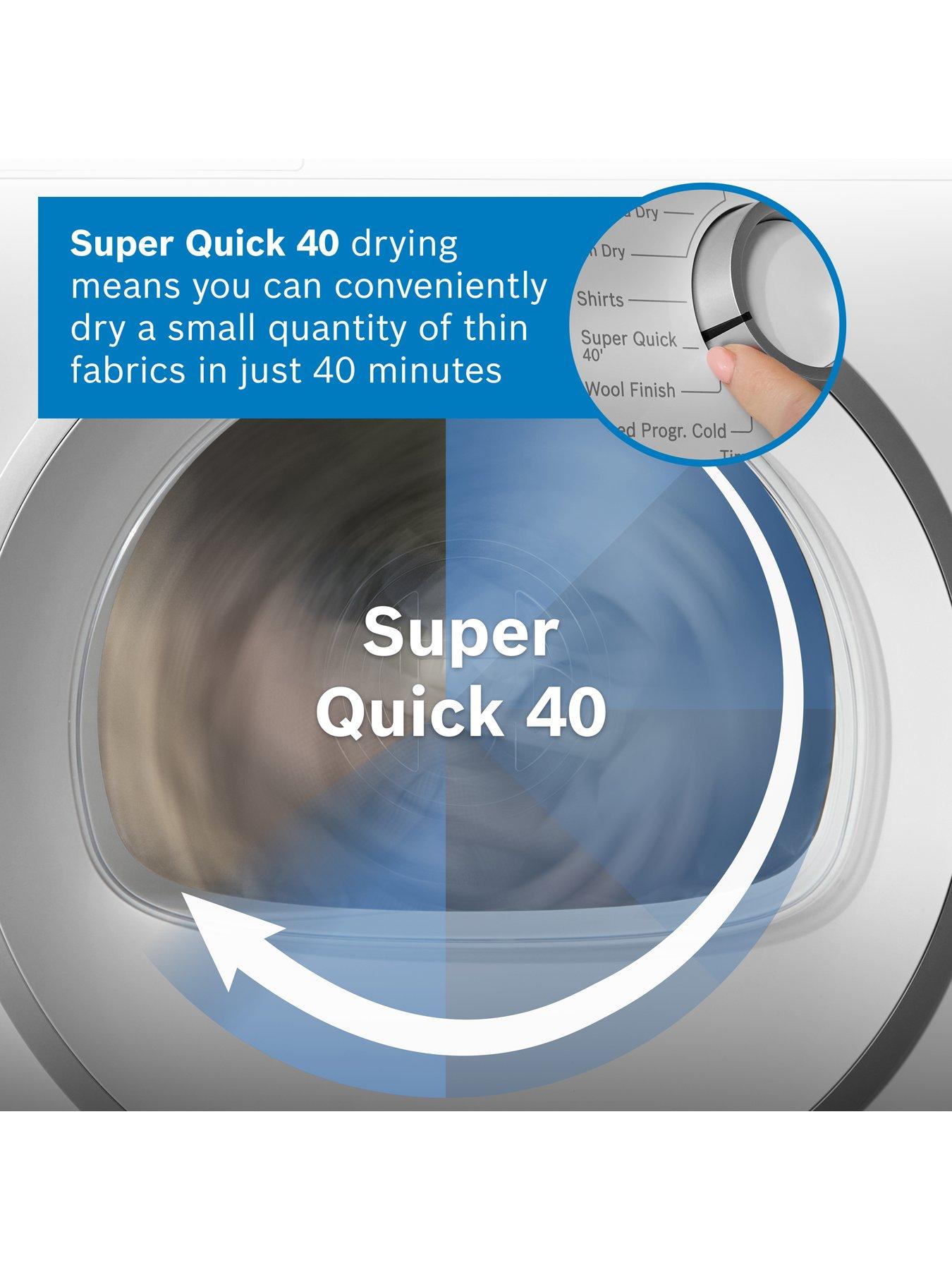Image 4 of 8 of Bosch WTH85226GB 8kg Load Heat Pump Tumble Dryer - White - A++ Rated
