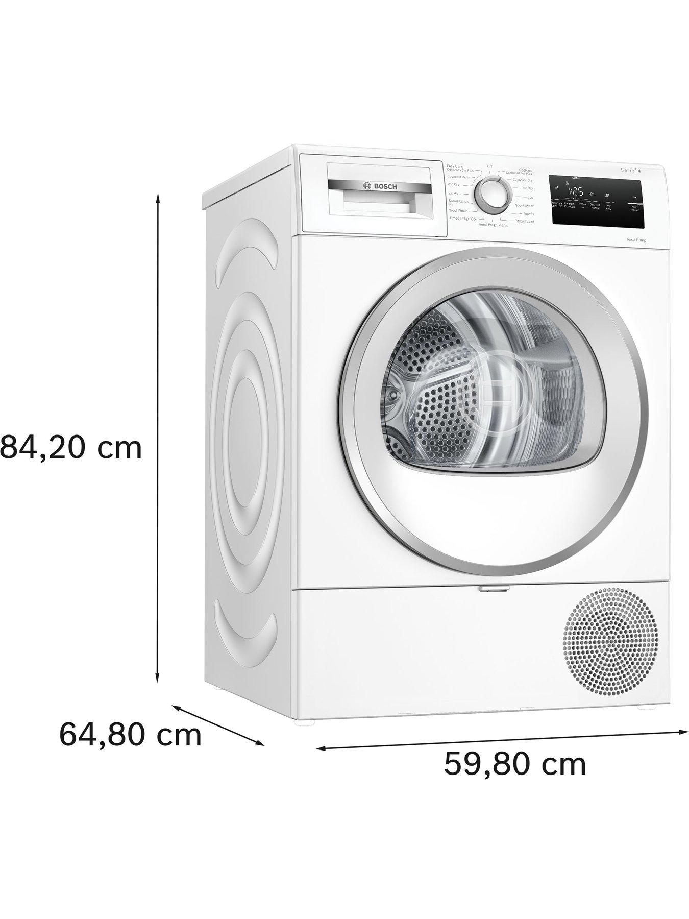 Image 7 of 8 of Bosch WTH85226GB 8kg Load Heat Pump Tumble Dryer - White - A++ Rated