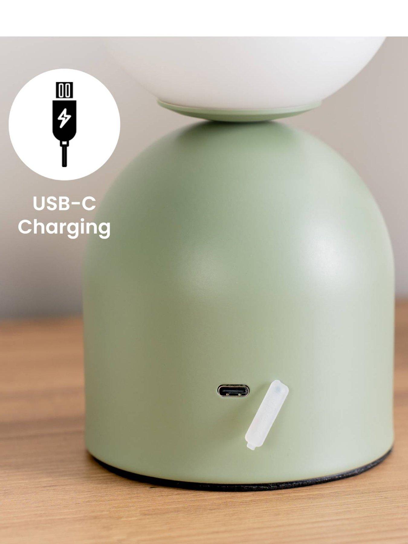 Image 6 of 7 of ValueLights Marlow Rechargeable LED Portable Table Lamp