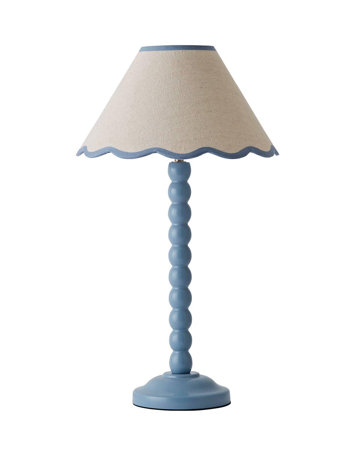 Image 2 of 7 of ValueLights Bobbles Painted Table Lamp with Shade