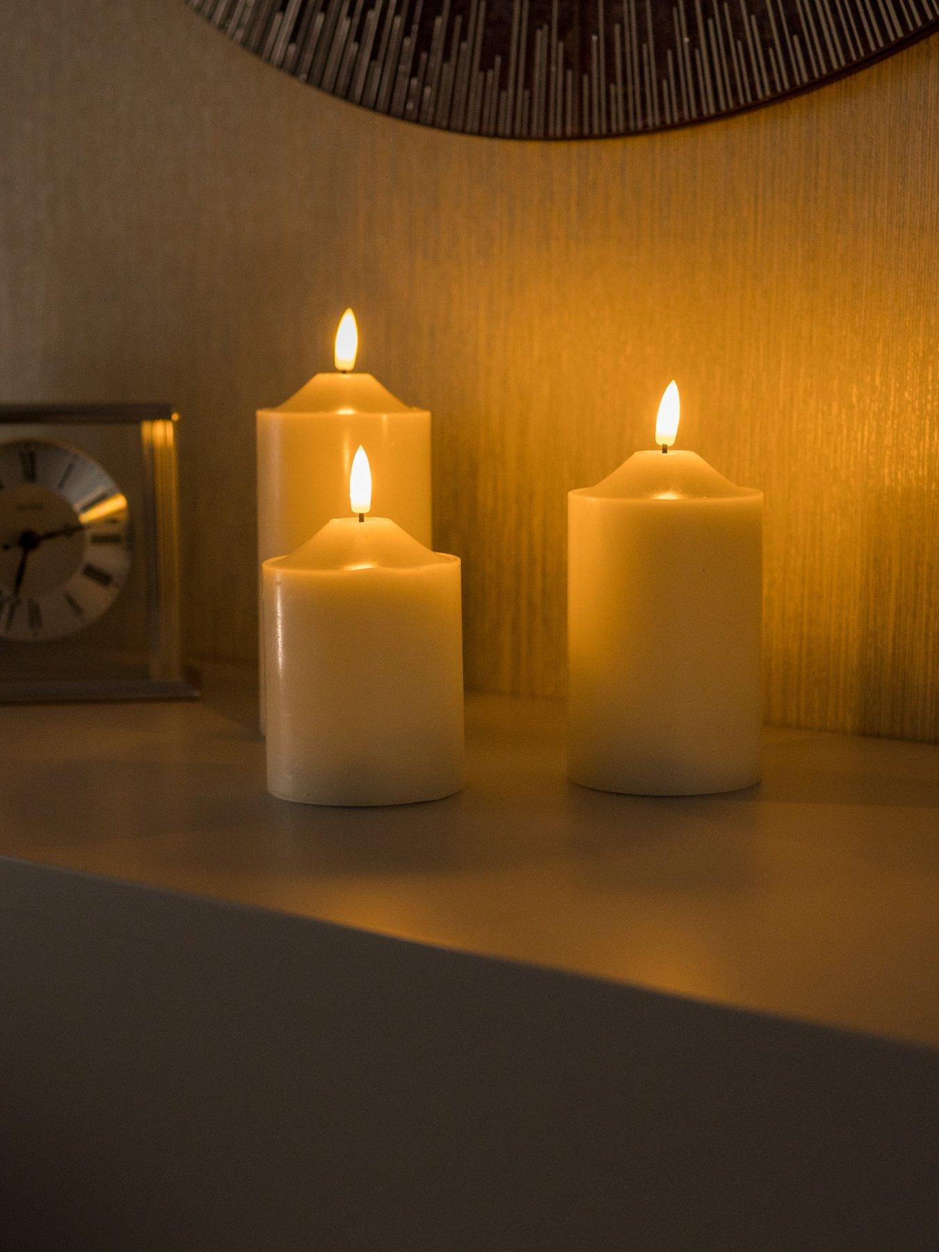 Image 3 of 7 of ValueLights Set Of 6 Led Flickering Candles With Remote Control