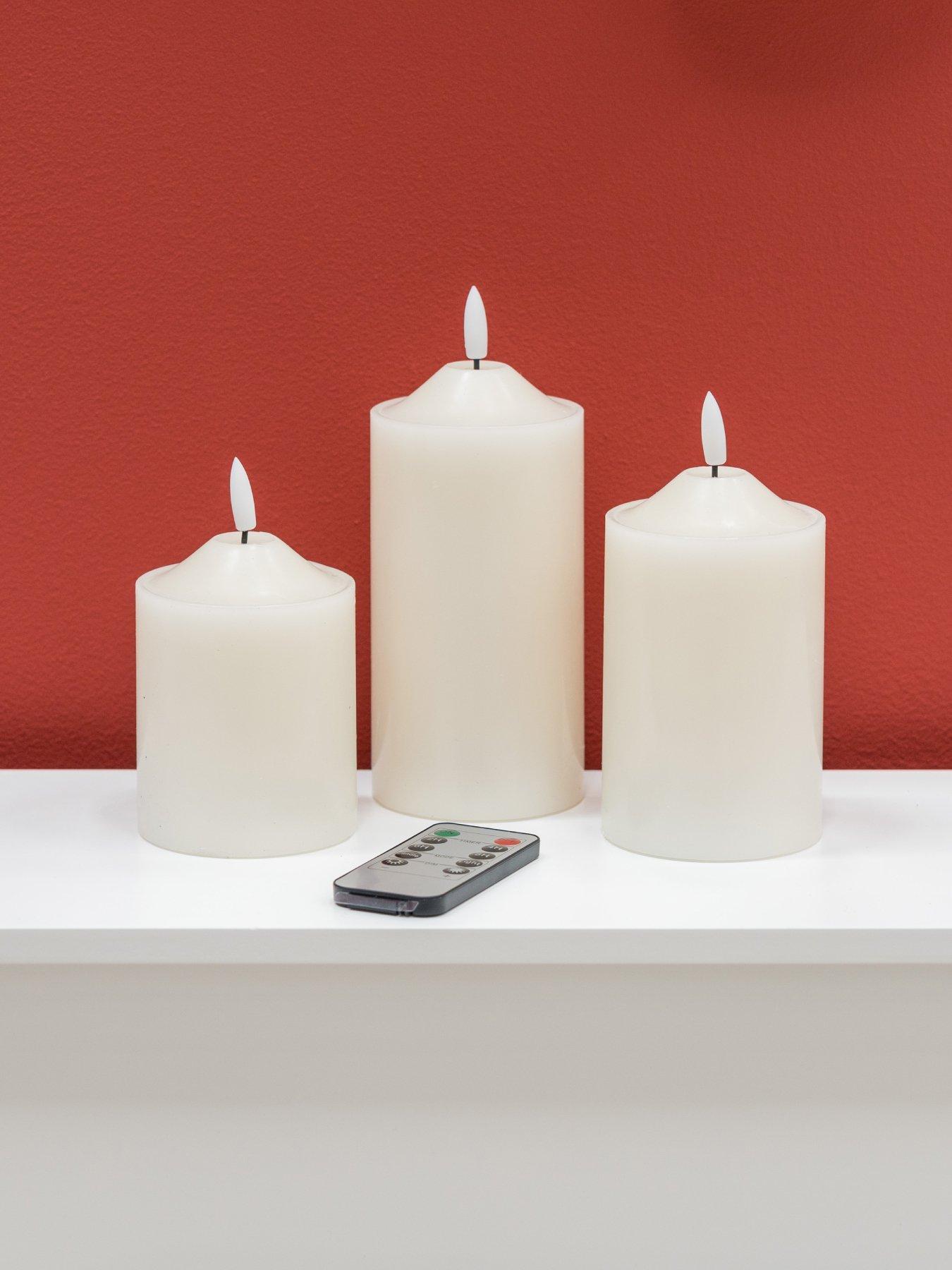 Image 5 of 7 of ValueLights Set Of 6 Led Flickering Candles With Remote Control
