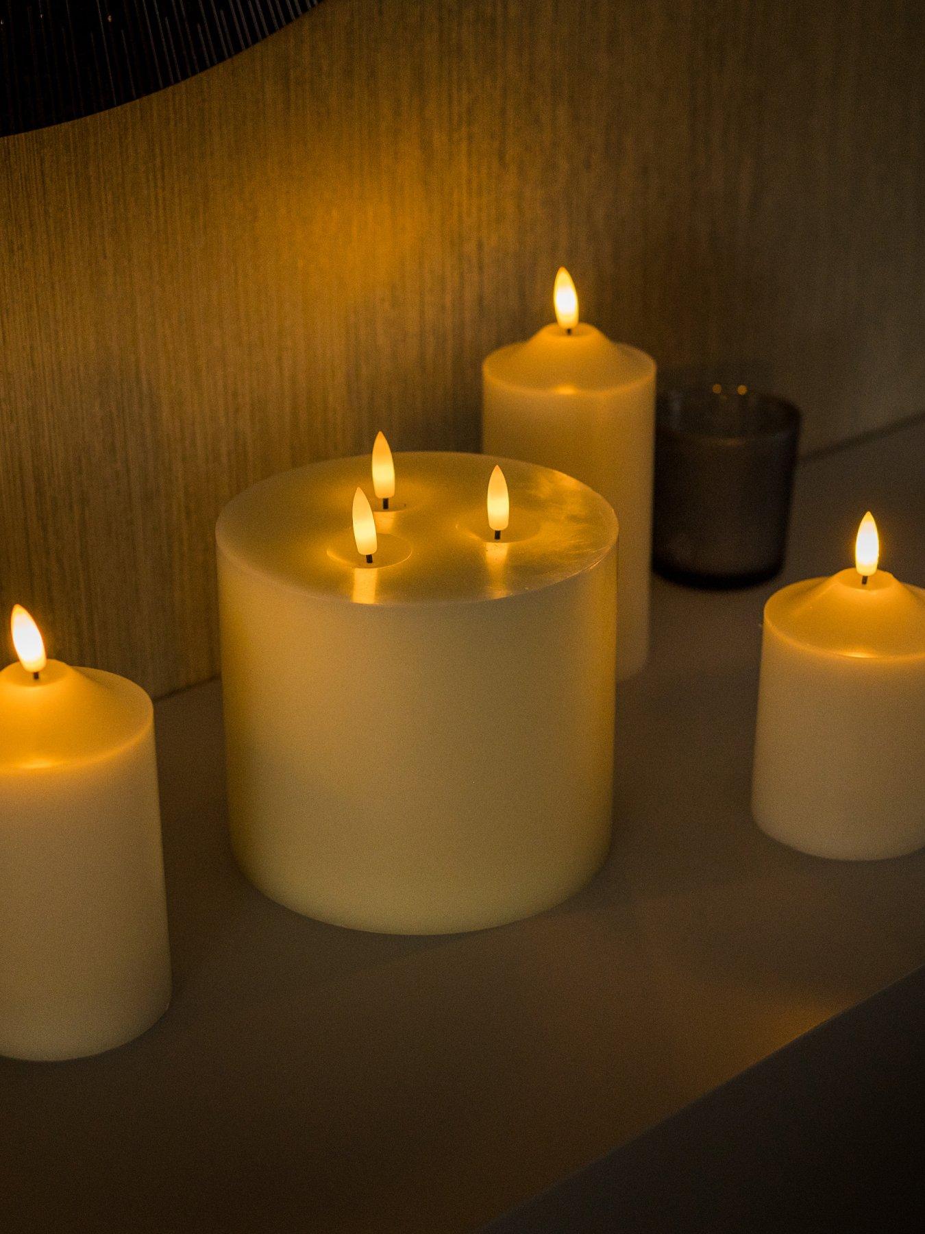 Image 7 of 7 of ValueLights Set Of 6 Led Flickering Candles With Remote Control