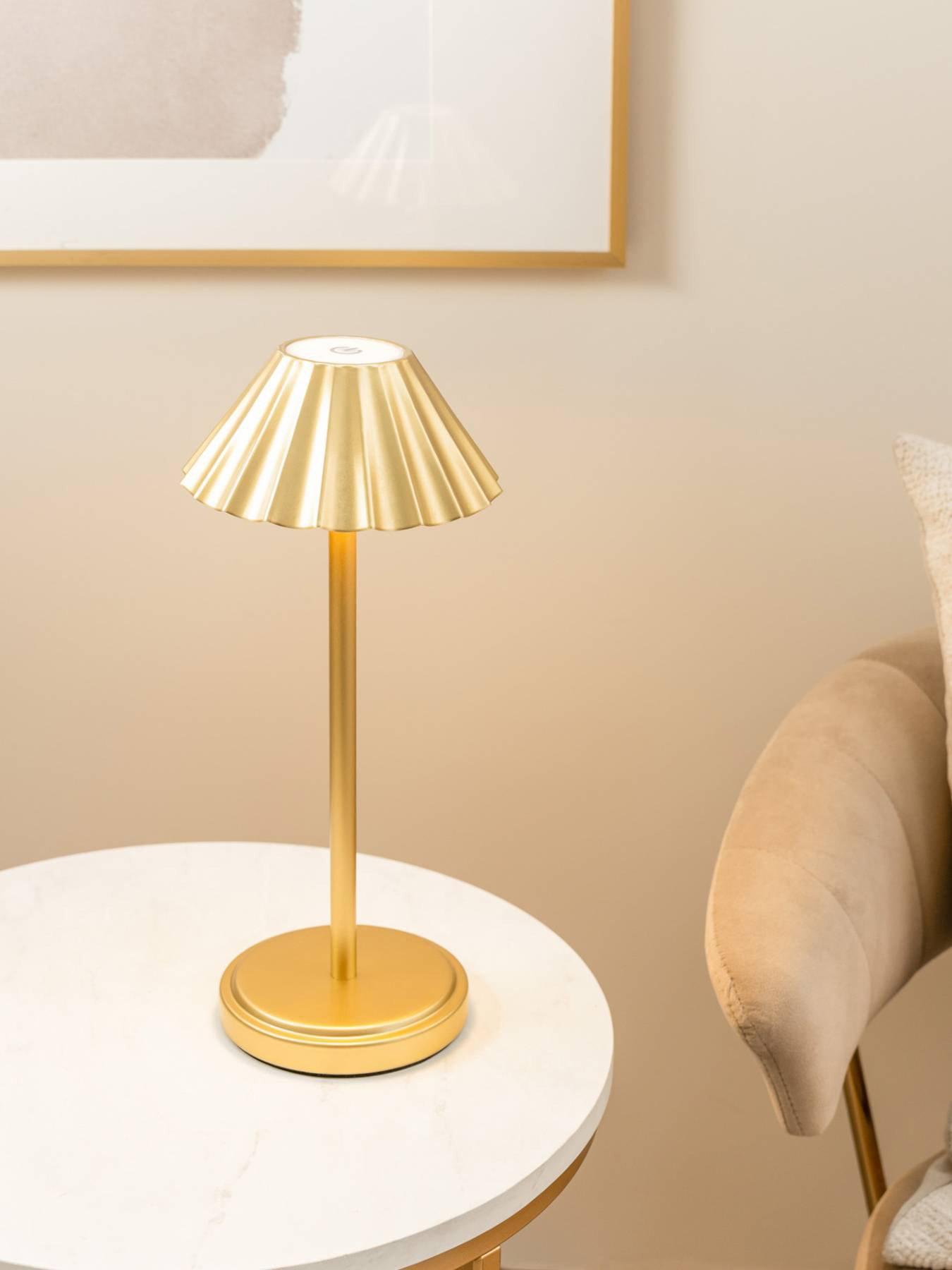 ValueLights Avery Rechargeable LED Portable Table Lamp