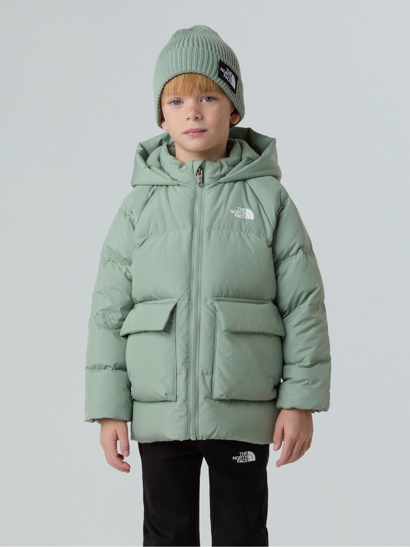 The North Face Kids Down Fleece Lined Parka - Green