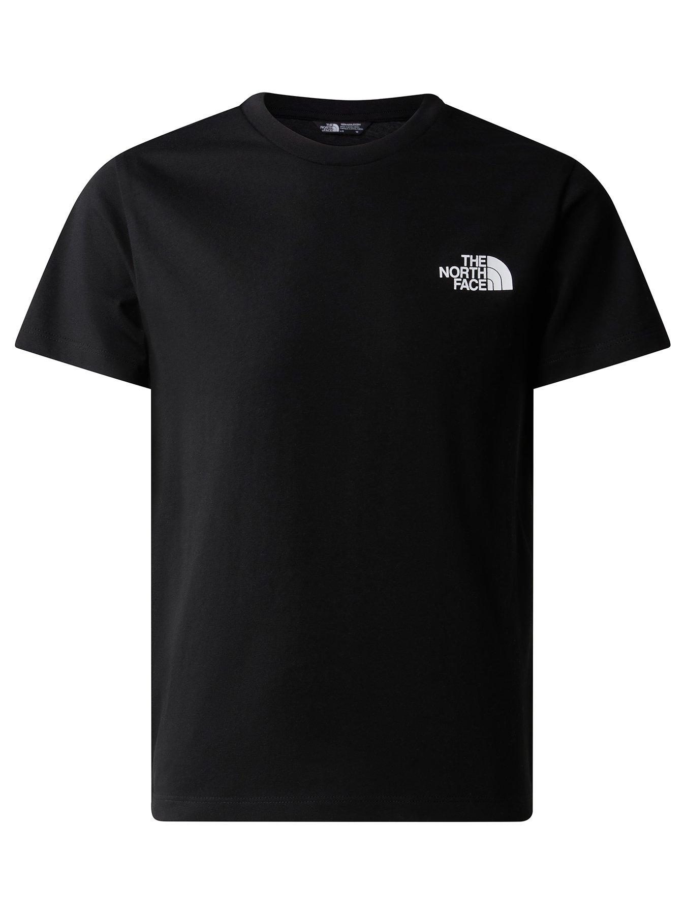 undefined Teen Short Sleeve Simple Dome T-Shirt - Black