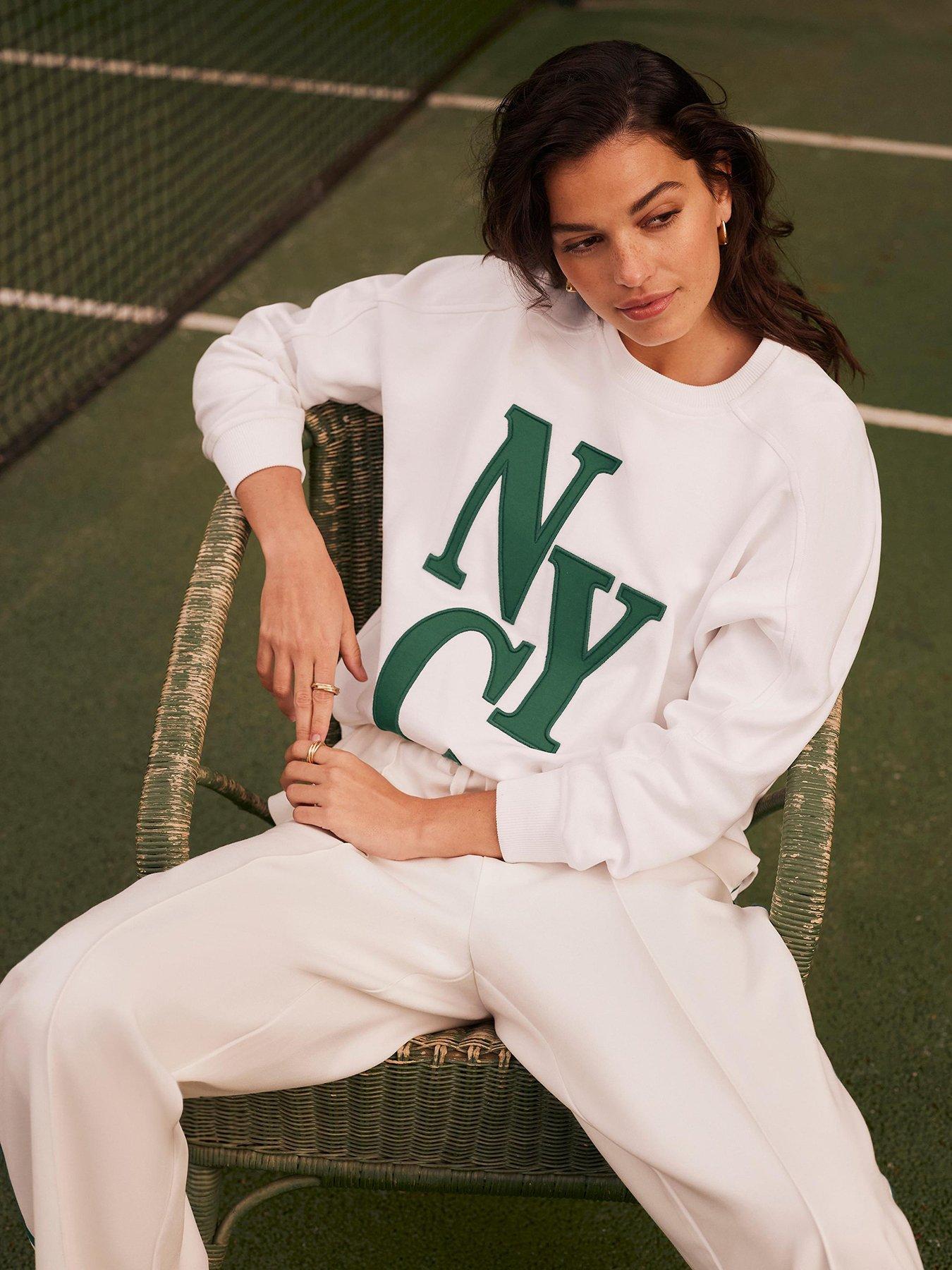undefined Ivory New York Sweatshirt - White