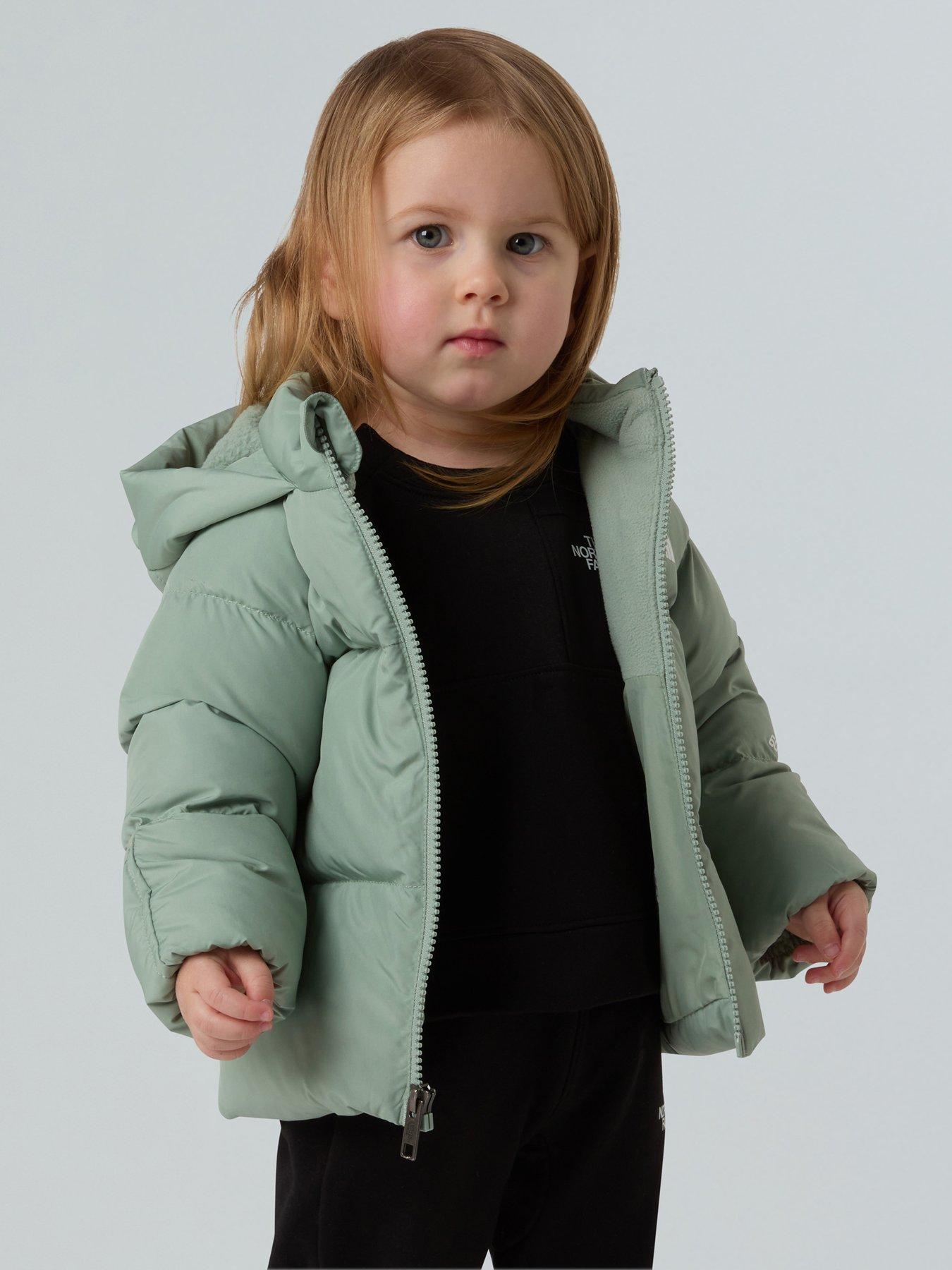 Image 6 of 6 of The North Face Baby Down Fleece Lined Jacket - Green