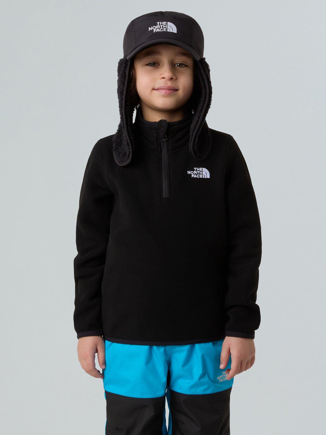 undefined Kid Glacier 1/4 Zip Pullover - Black