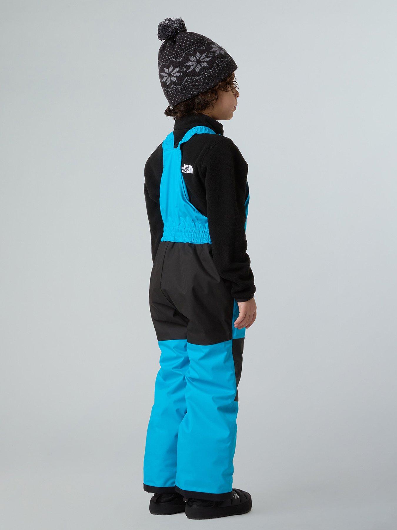 Image 3 of 3 of The North Face Kids Freedom Insulated Ski Bib Trousers- Blue