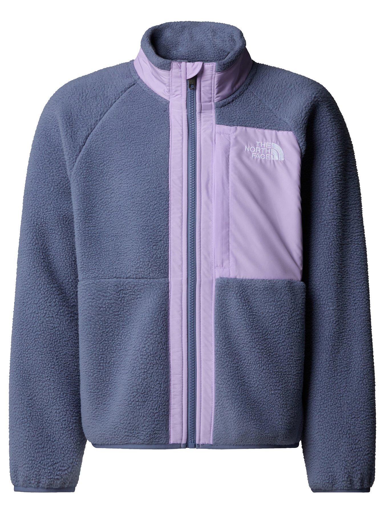 Image 2 of 6 of The North Face Girls Yumiori Full Zip Jacket - Grey