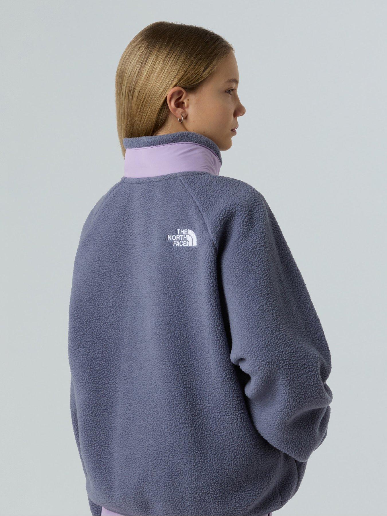 Image 4 of 6 of The North Face Girls Yumiori Full Zip Jacket - Grey