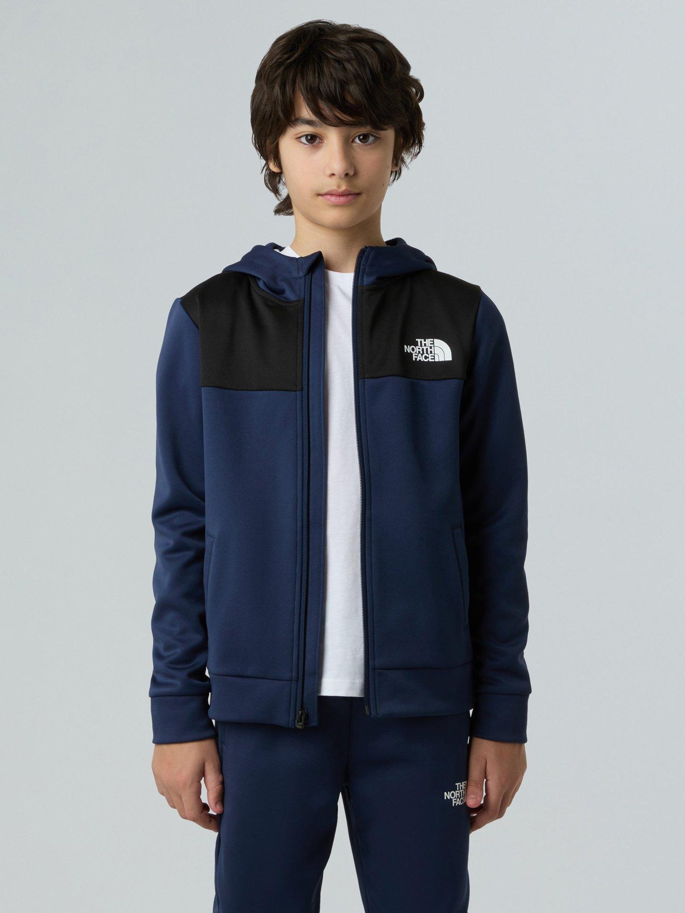 Image 3 of 4 of The North Face Teen Reaxion Full Zip Hoodie - Navy