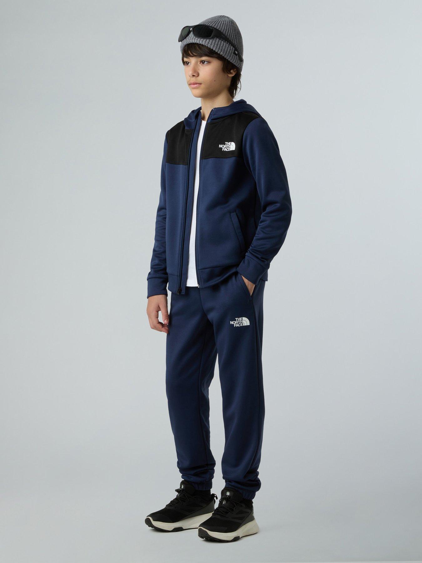 Image 4 of 4 of The North Face Teen Reaxion Full Zip Hoodie - Navy