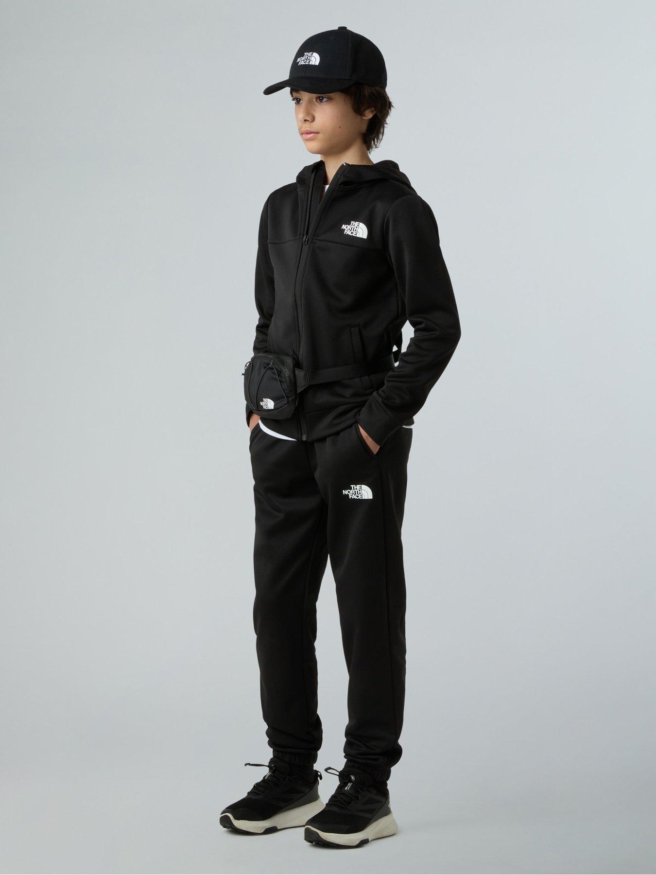 Image 3 of 4 of The North Face Teen Reaxion Full Zip Hoodie - Black