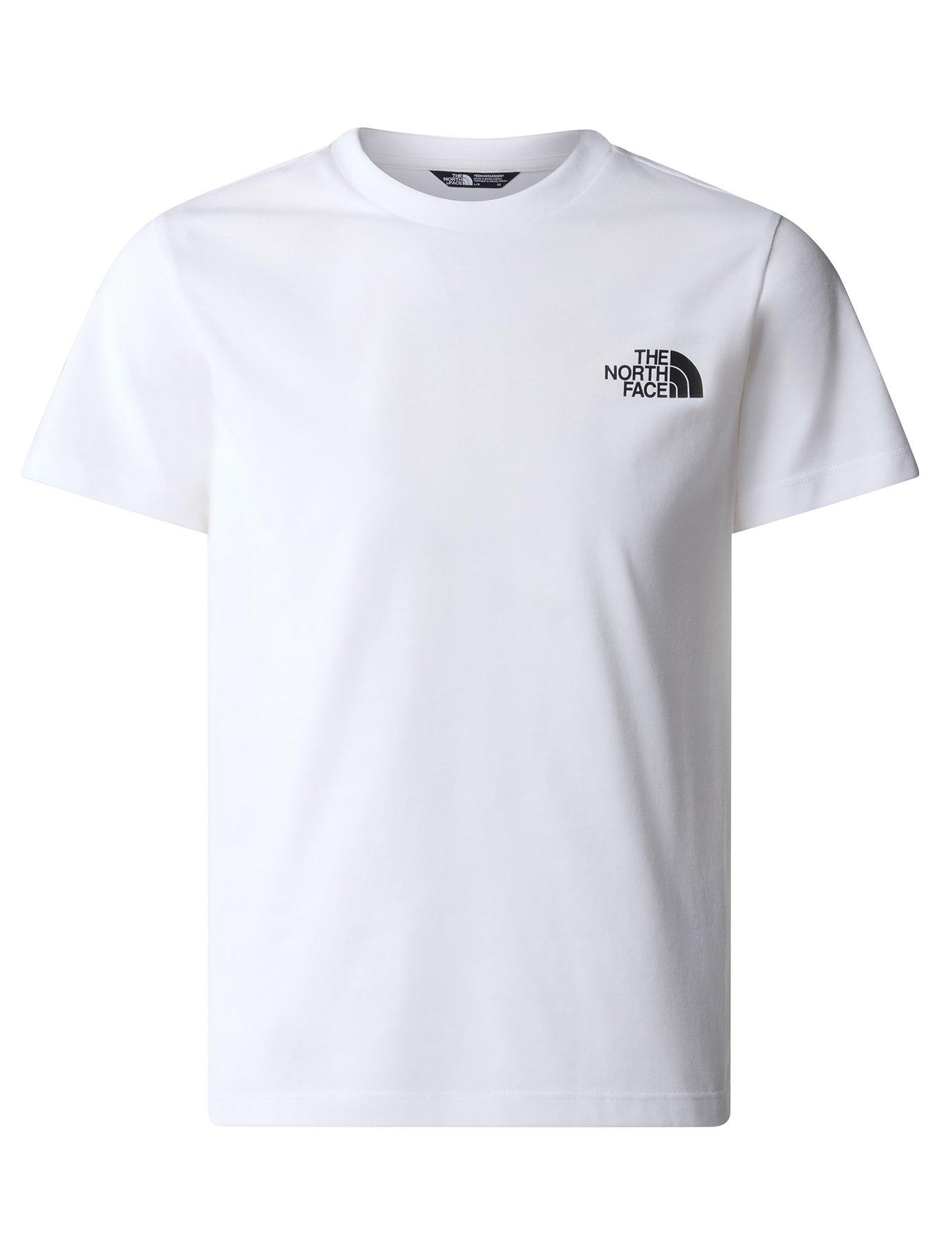Image 1 of 2 of The North Face Teen Short Sleeve Simple Dome T-Shirt - White