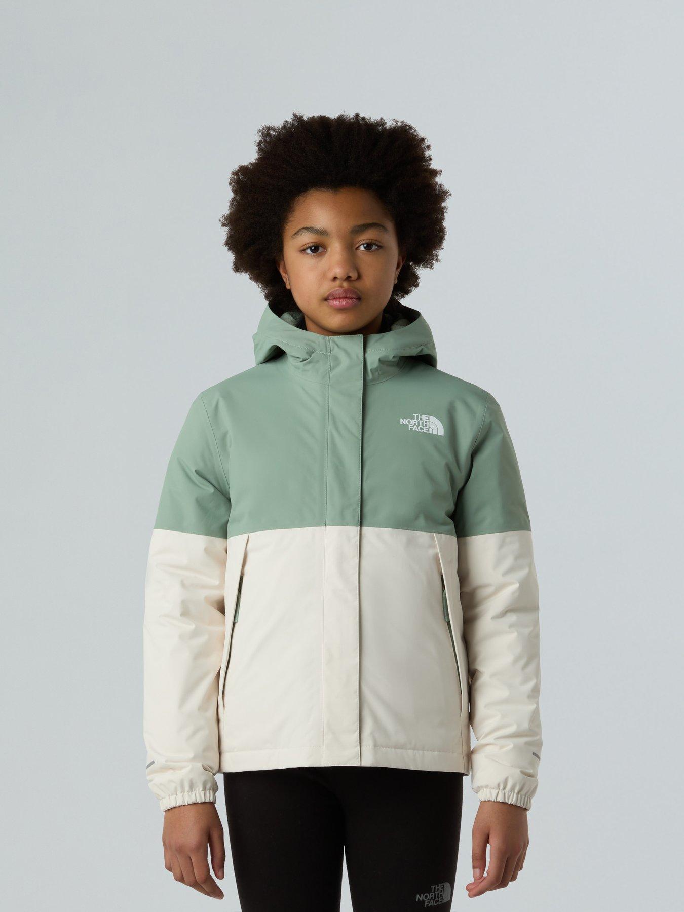 Image 1 of 4 of The North Face Girls Warm Antora Rain Jacket - Green