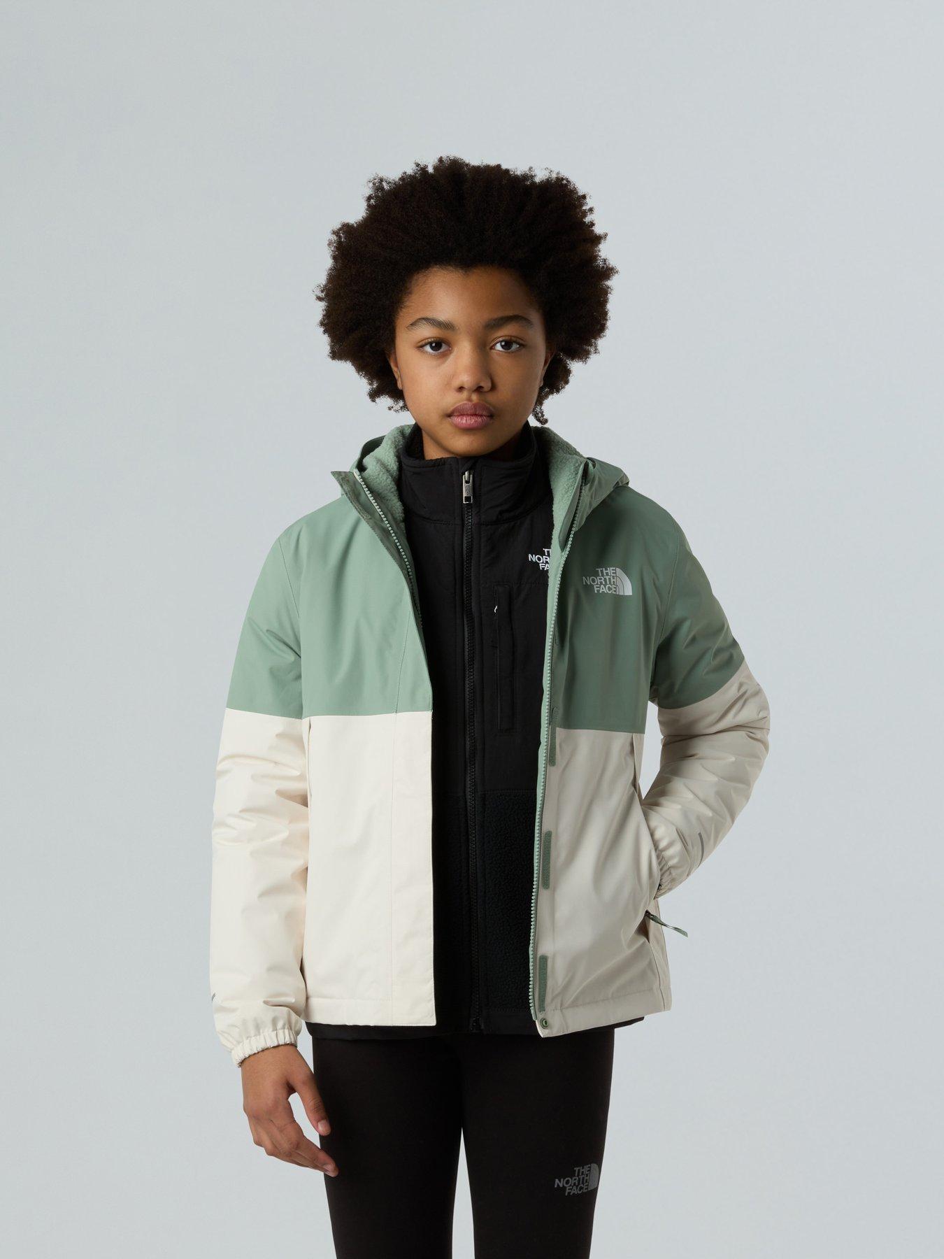 Image 4 of 4 of The North Face Girls Warm Antora Rain Jacket - Green