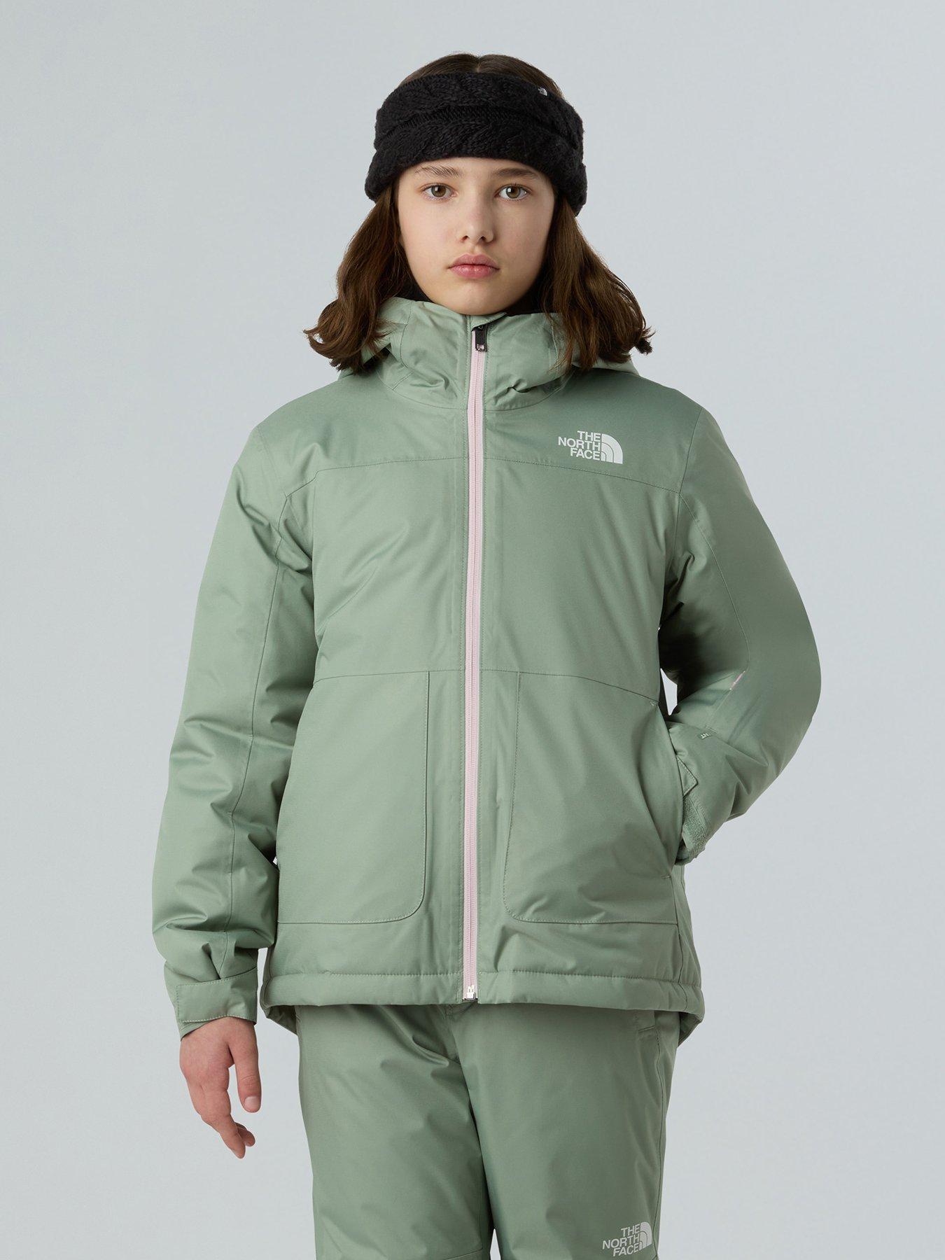 The North Face Girls Freedom Insulated Ski Jacket - Green