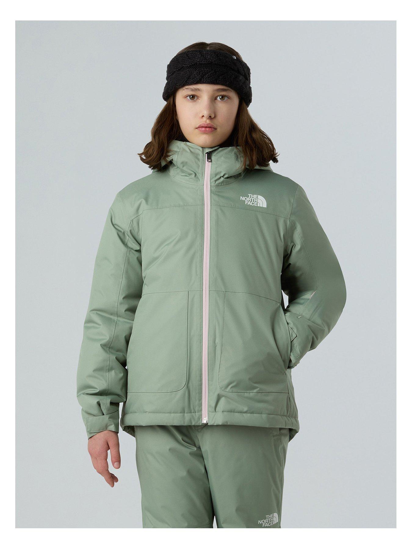 The North Face Girls Freedom Insulated Ski Jacket - Green