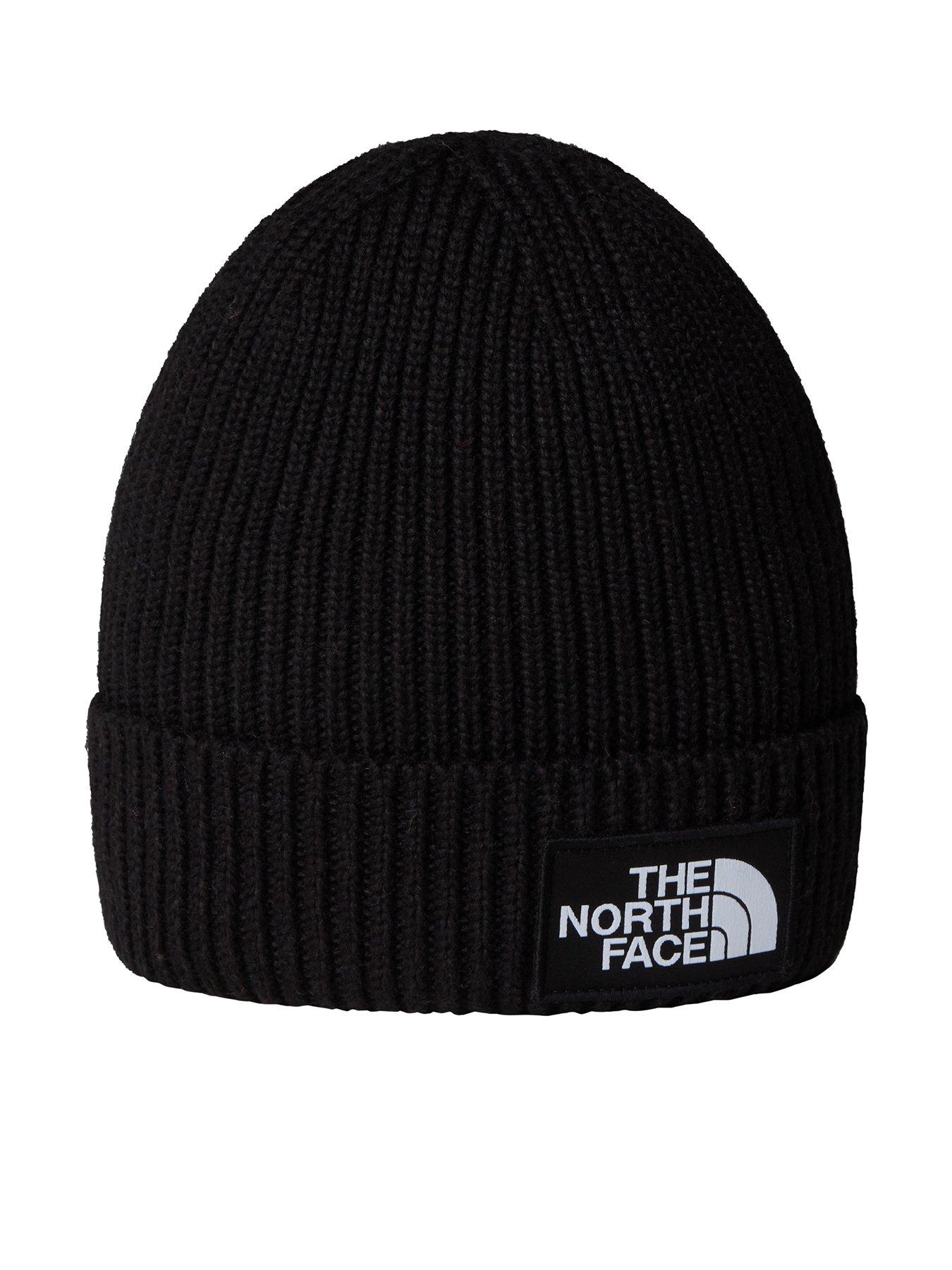 The North Face Kids Logo Box Cuffed Beanie - Black