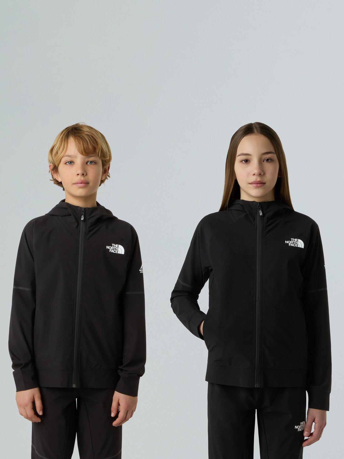 Image 1 of 4 of The North Face Teen Mountain Athletics Woven Jacket - Black