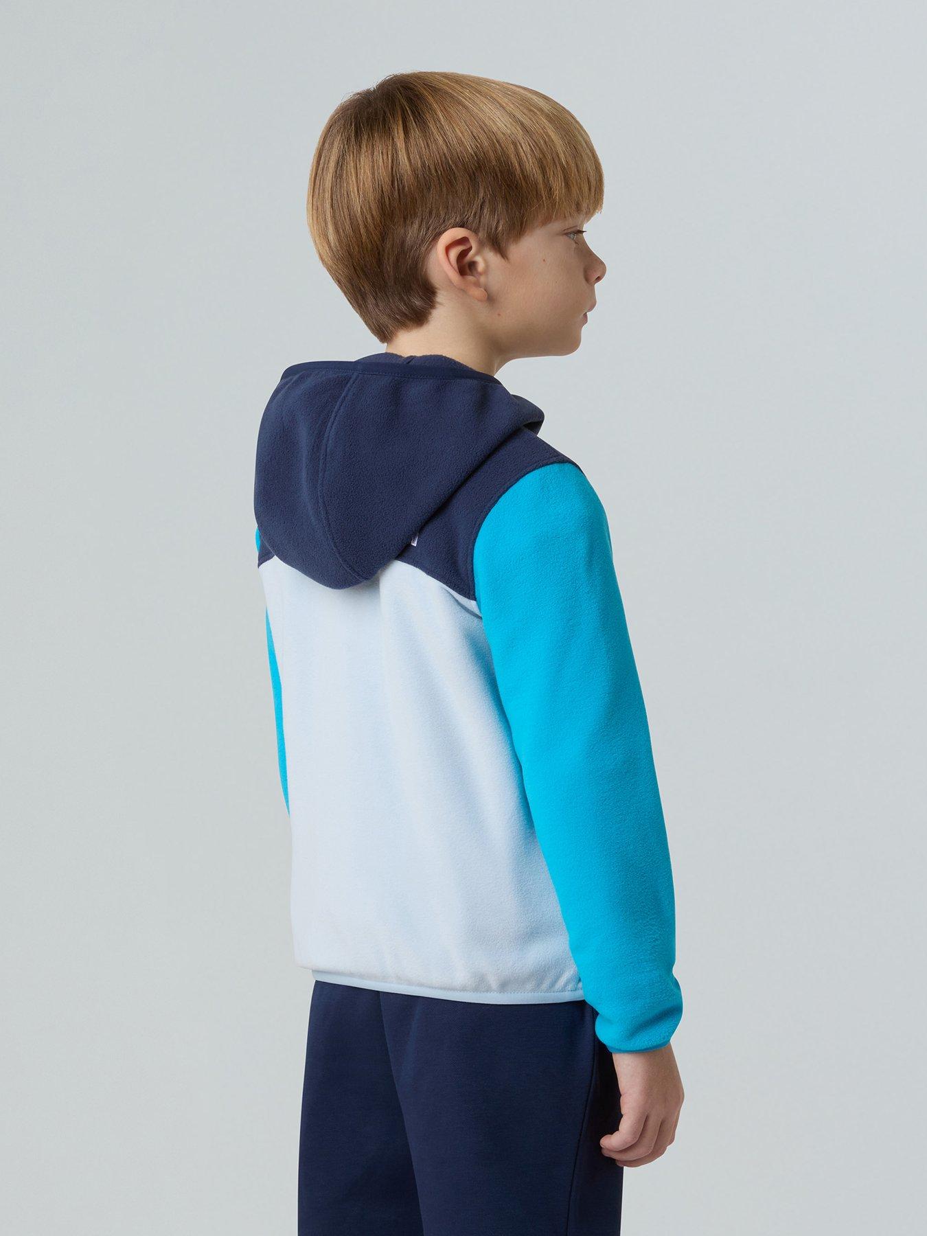 The North Face Kid Glacier Full Zip Hoodie - Blue | Very