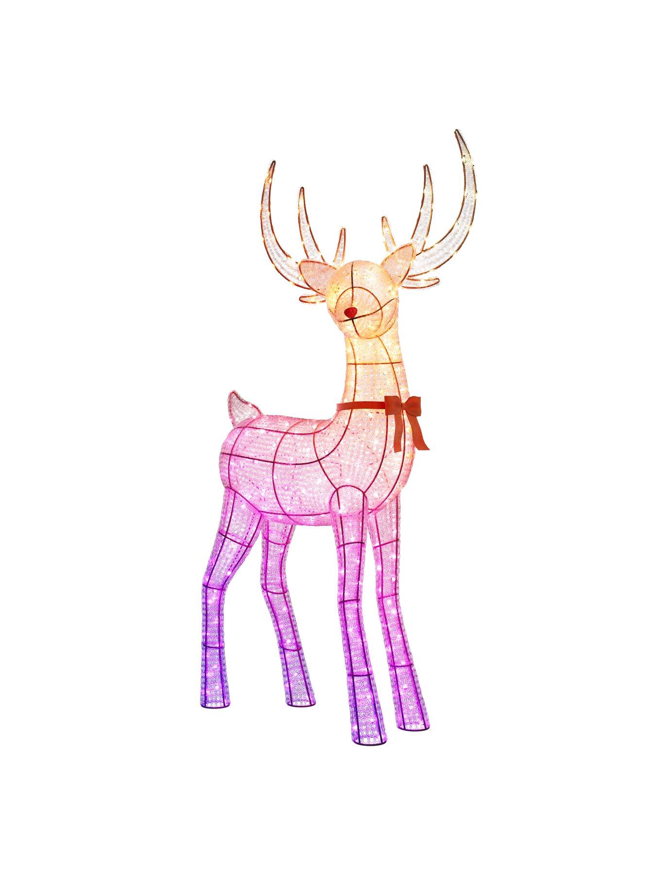 Twinkly Reindeers Stag 250 Smart RGB + Warm White LEDs, IP44 for Outdoor Lighting Decoration