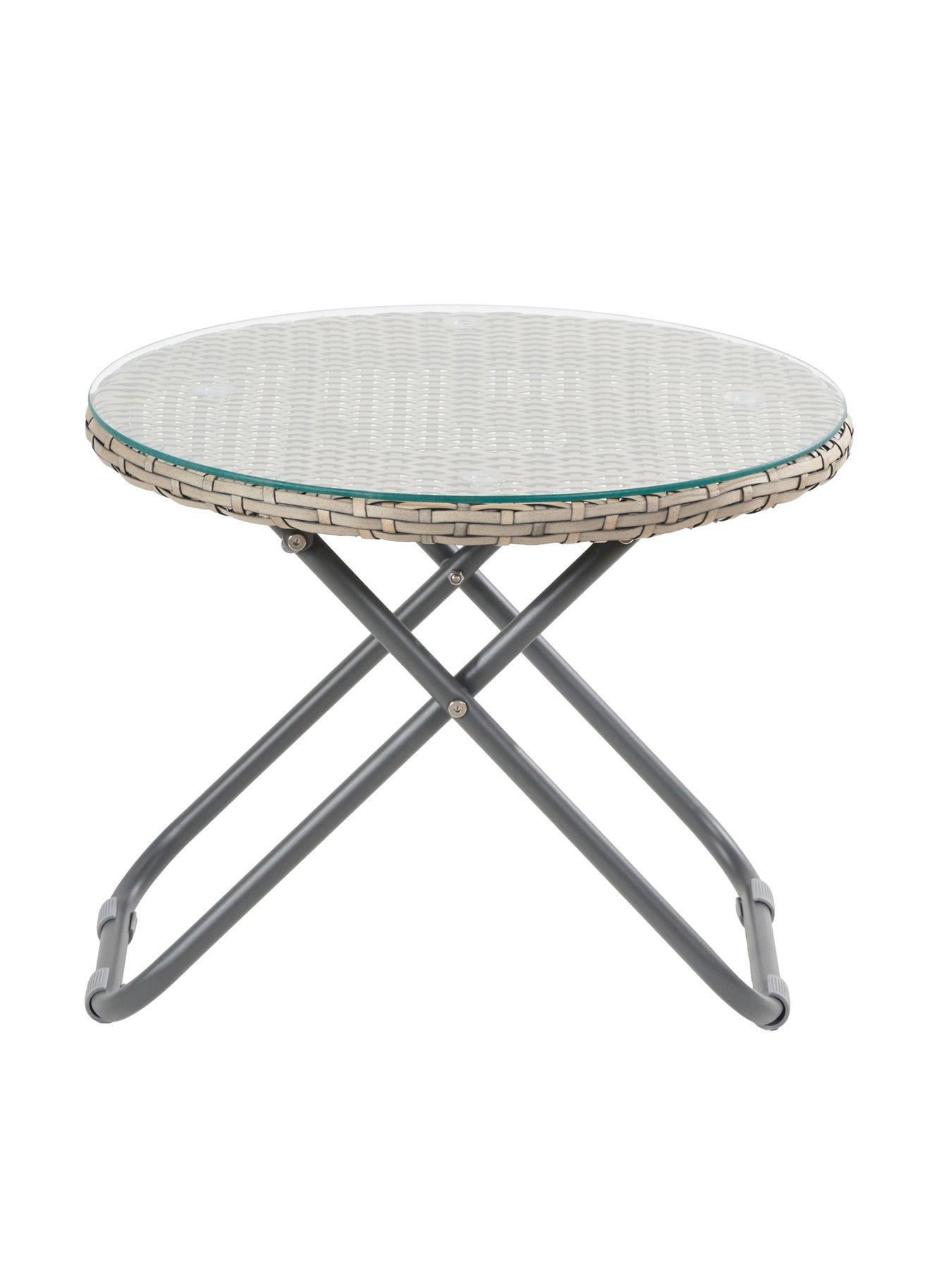 Image 5 of 7 of Pacific Lifestyle Tobs Outdoor Grey Foldable Loungers Set