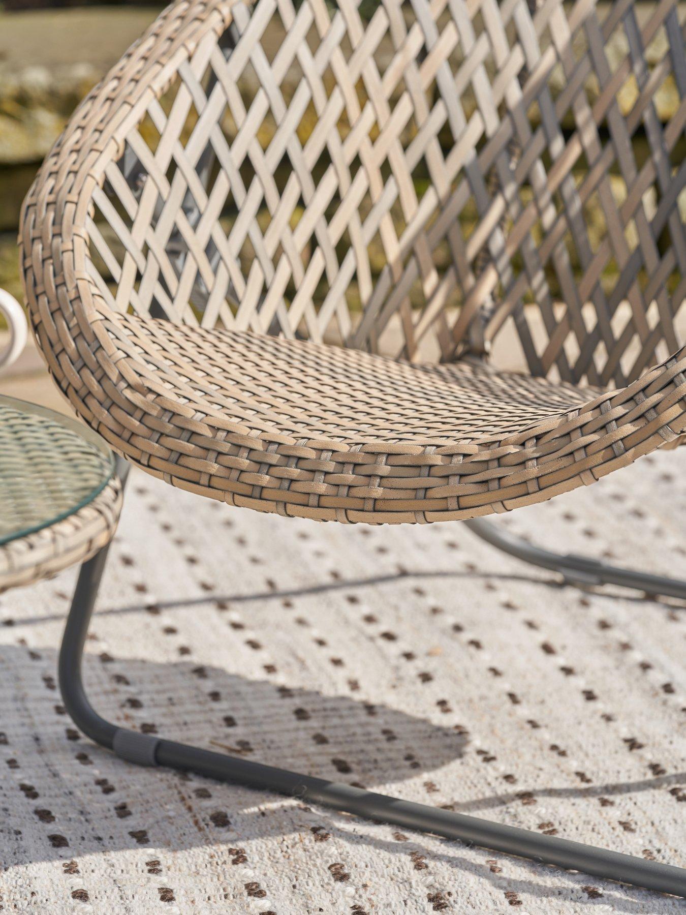 Image 6 of 7 of Pacific Lifestyle Tobs Outdoor Grey Foldable Loungers Set