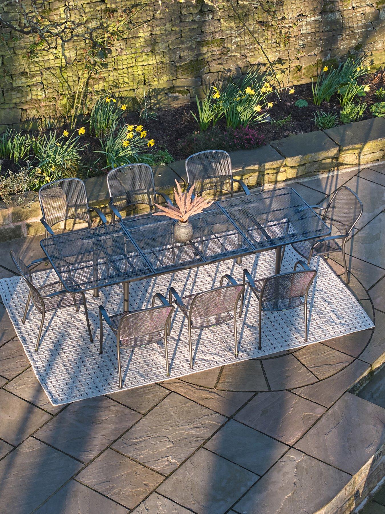 undefined Carlo Extendable Rectangular 8 Seater Dining Set