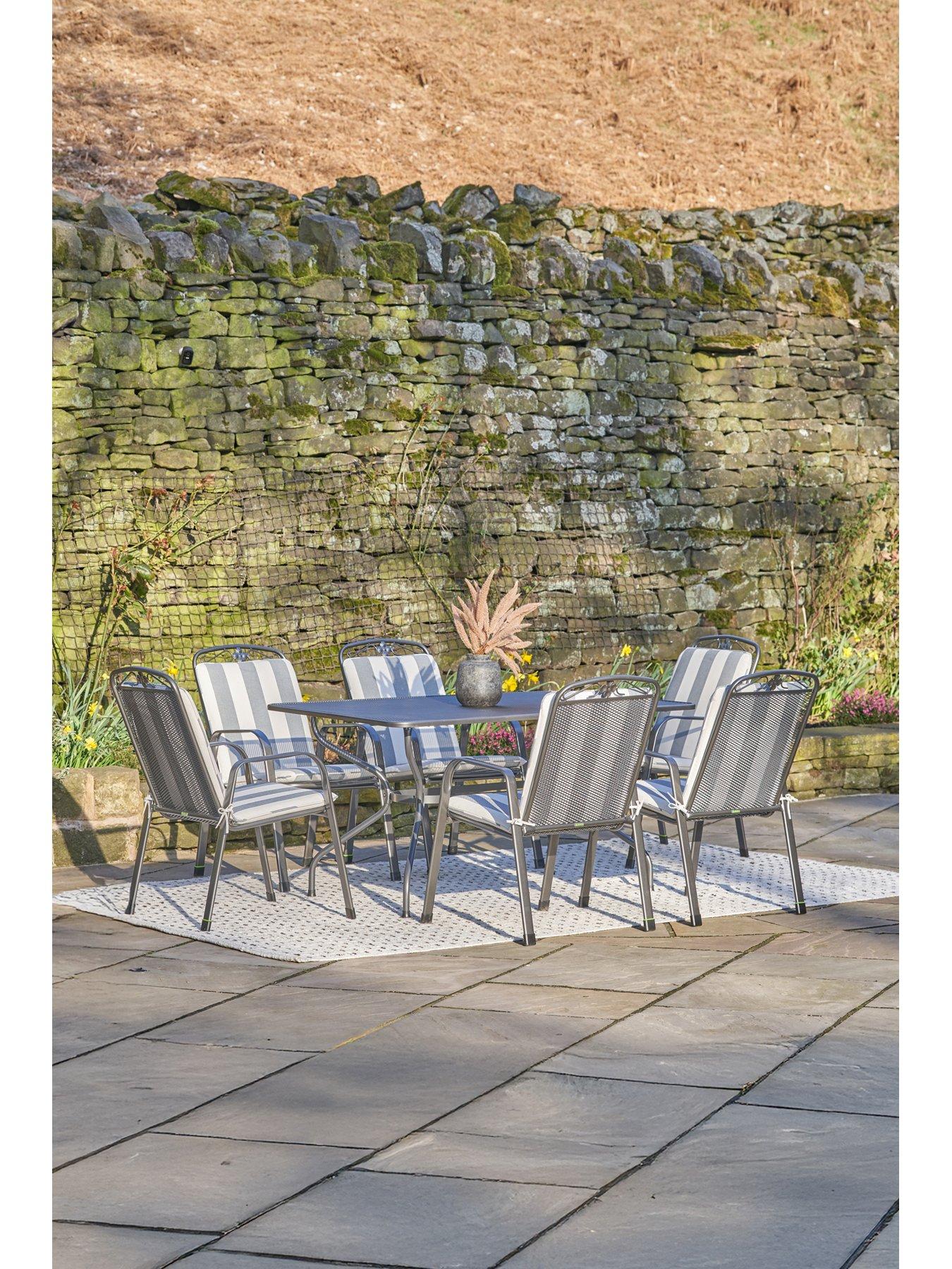 undefined Savoy Rectangular 6 Seater Dining Set with Cushions