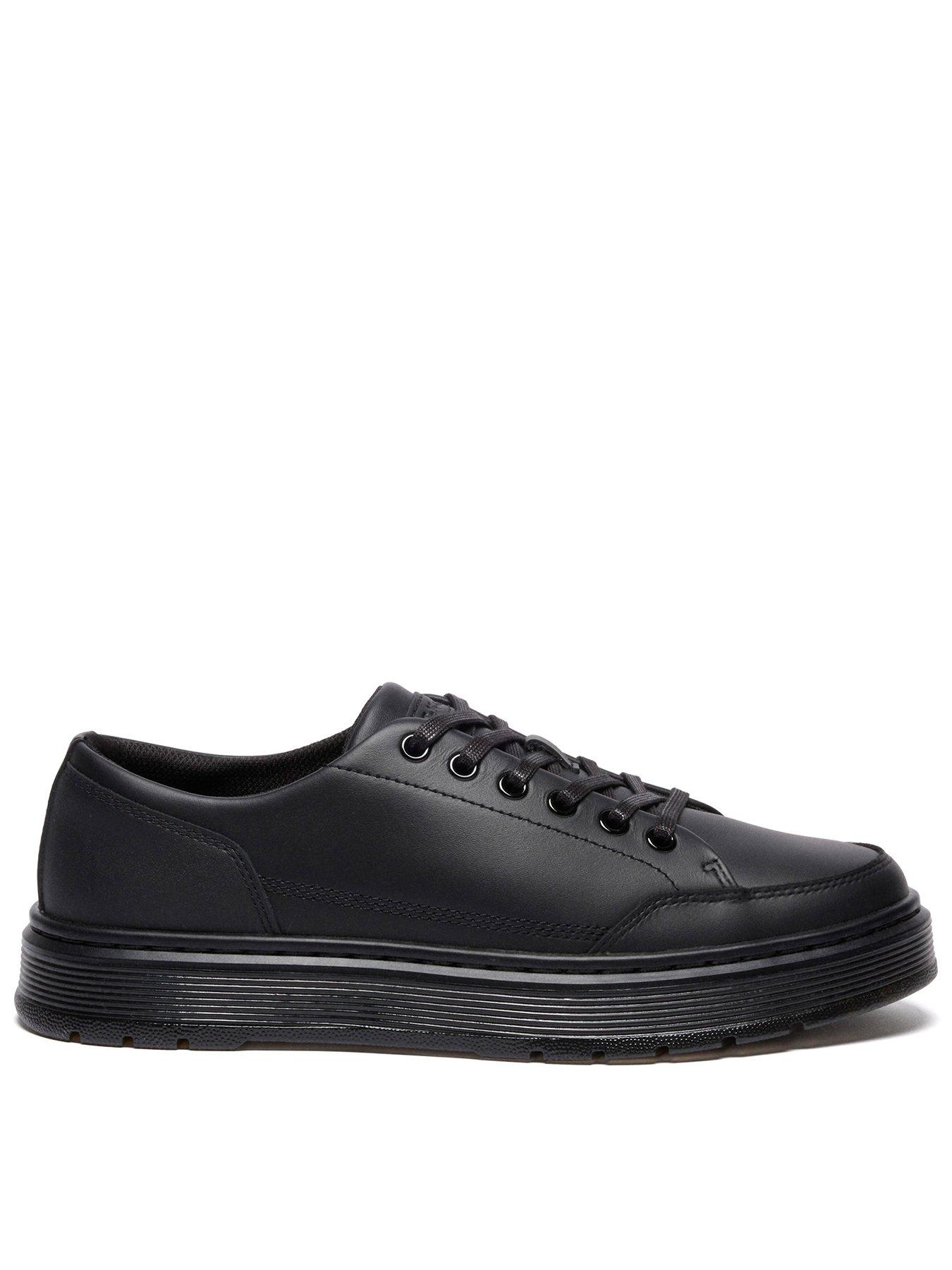 Dr Martens: Brookline Nappa Leather Shoes - Black