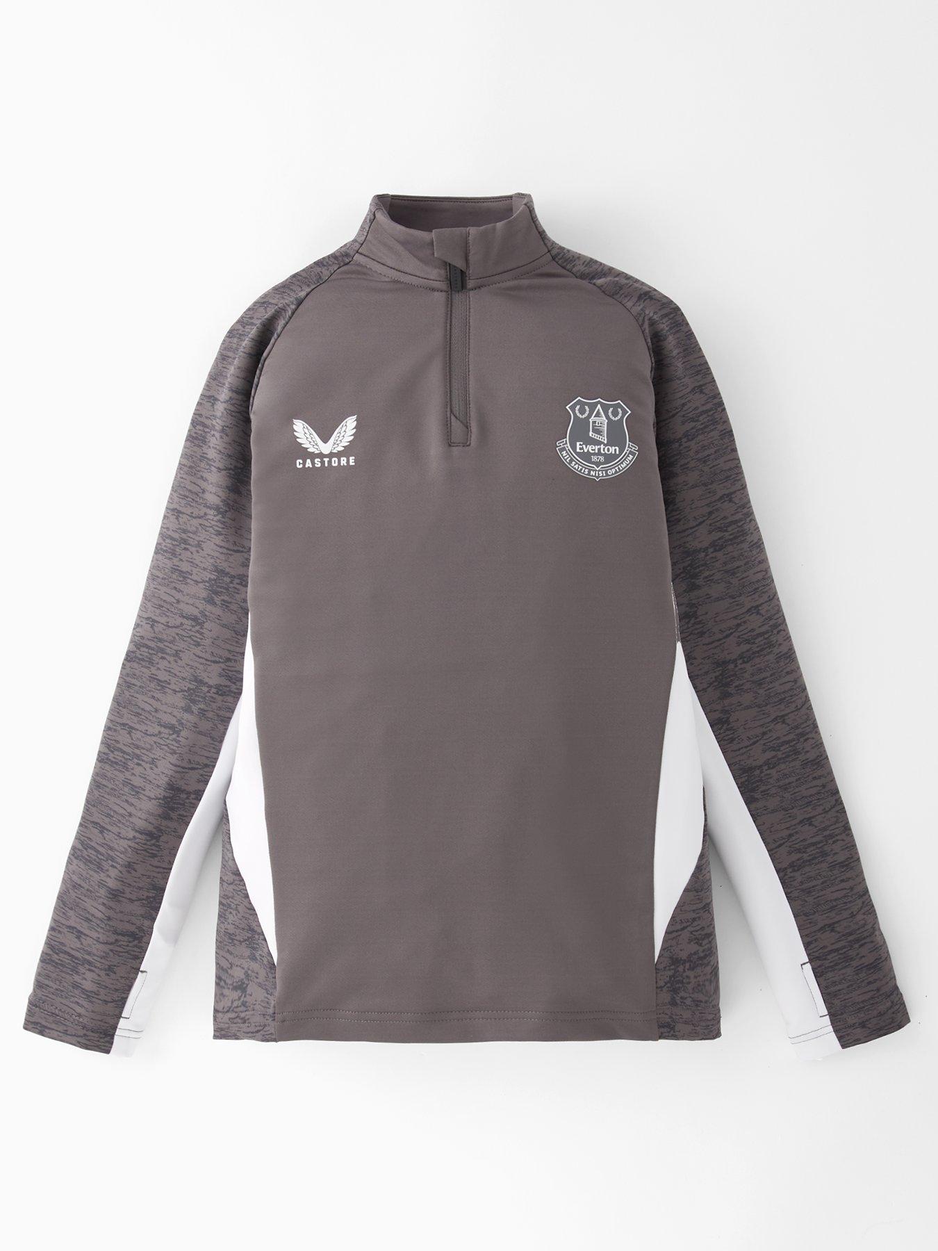 Castore Everton Junior 25/26 Training Mid Layer - Grey