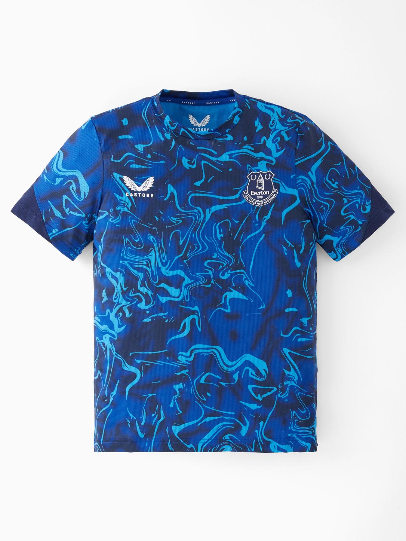 Castore Everton Junior 25/26 Home Pre Match Shirt - Blue