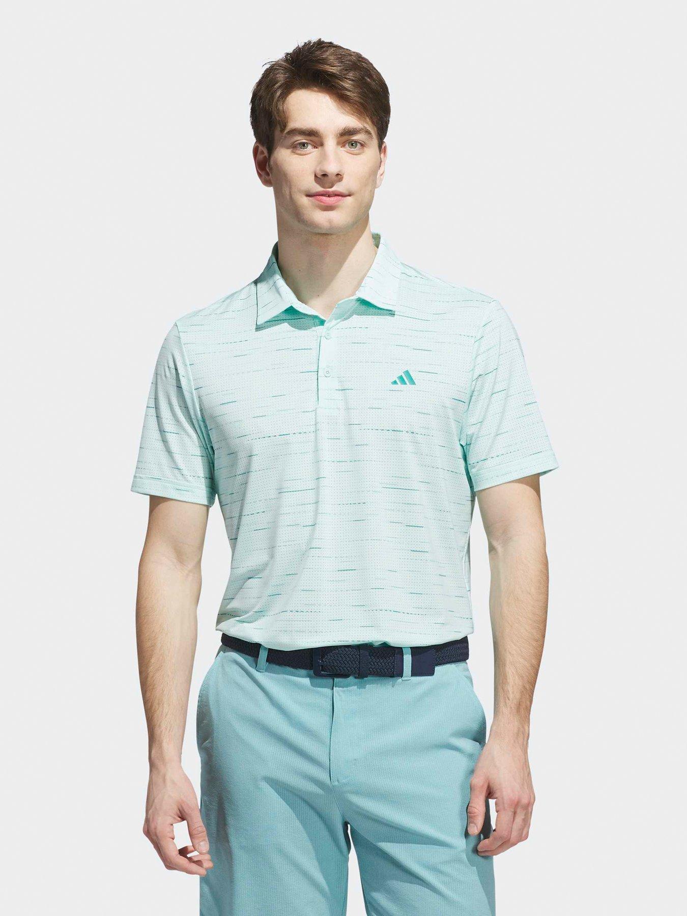 adidas Mens Golf Ultimate Glimer Polo - Green