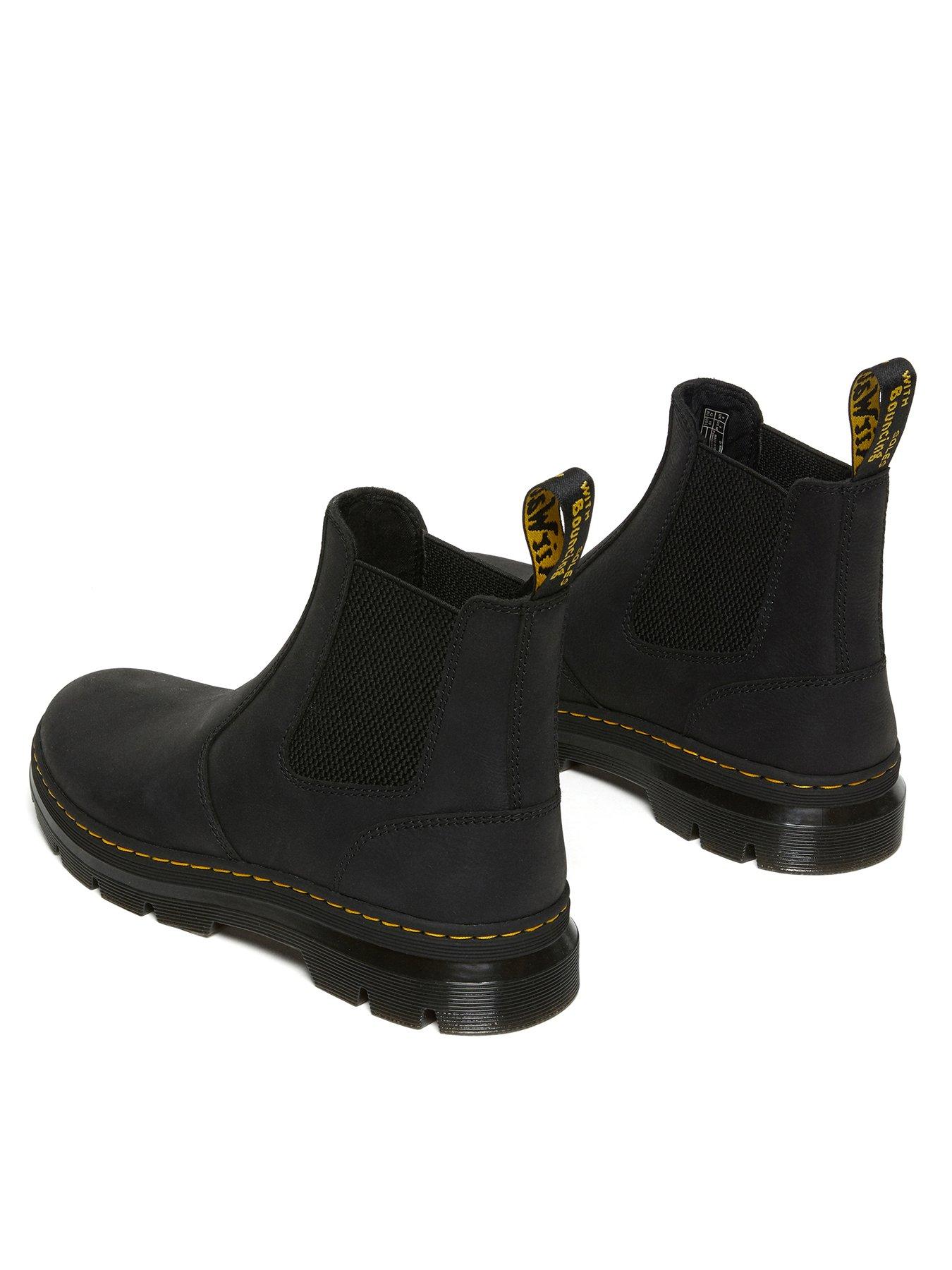 Dr Martens Embury Crazy Horse Leather Casual Boots Black Very