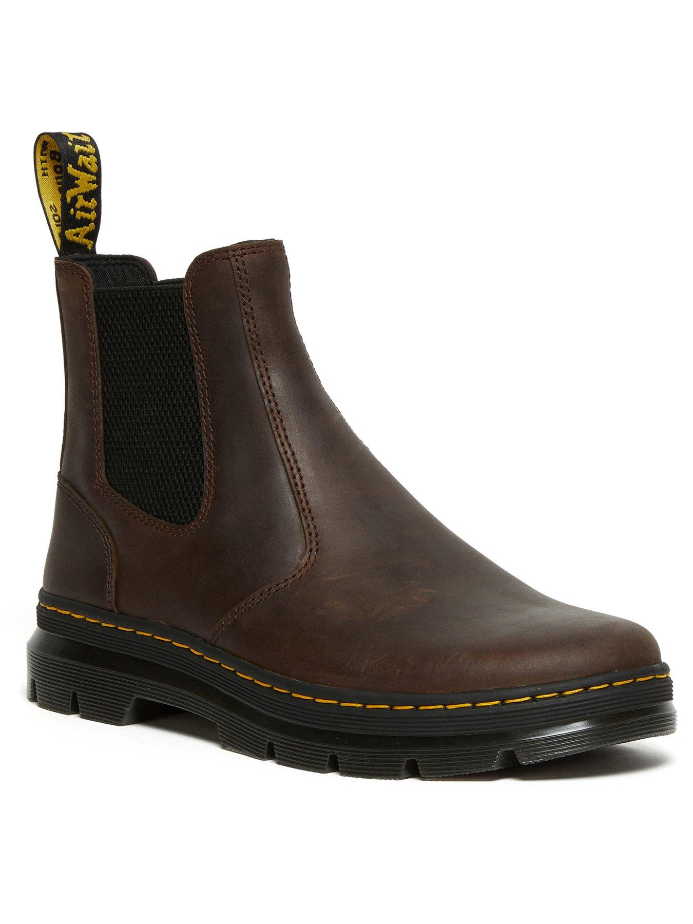Image 2 of 7 of Dr Martens Dr Embury Crazy Horse Chelsea Boot - Dark Brown