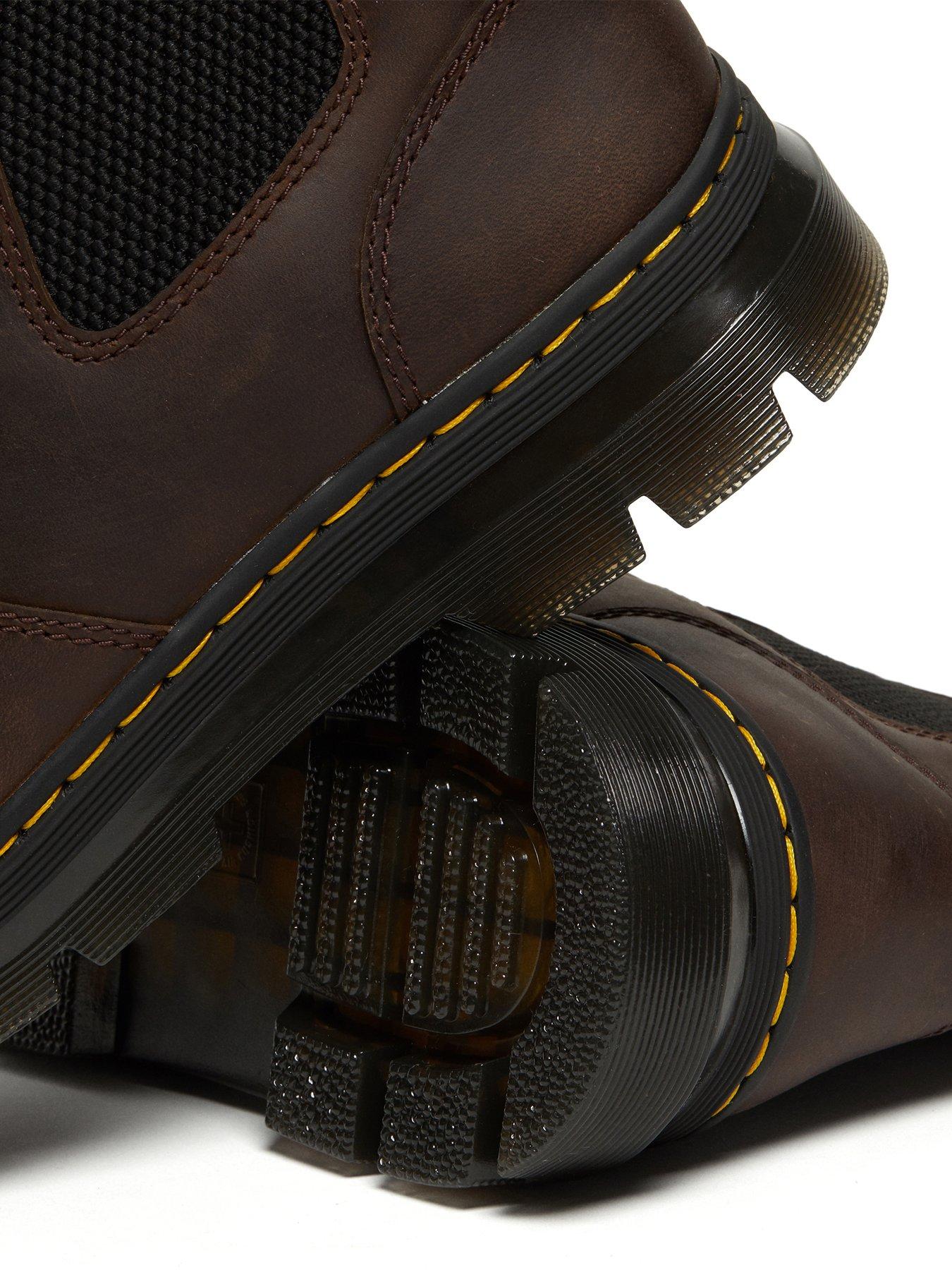 Image 6 of 7 of Dr Martens Dr Embury Crazy Horse Chelsea Boot - Dark Brown