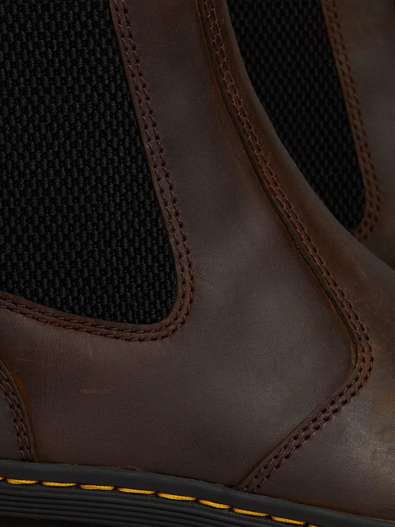 Image 7 of 7 of Dr Martens Dr Embury Crazy Horse Chelsea Boot - Dark Brown