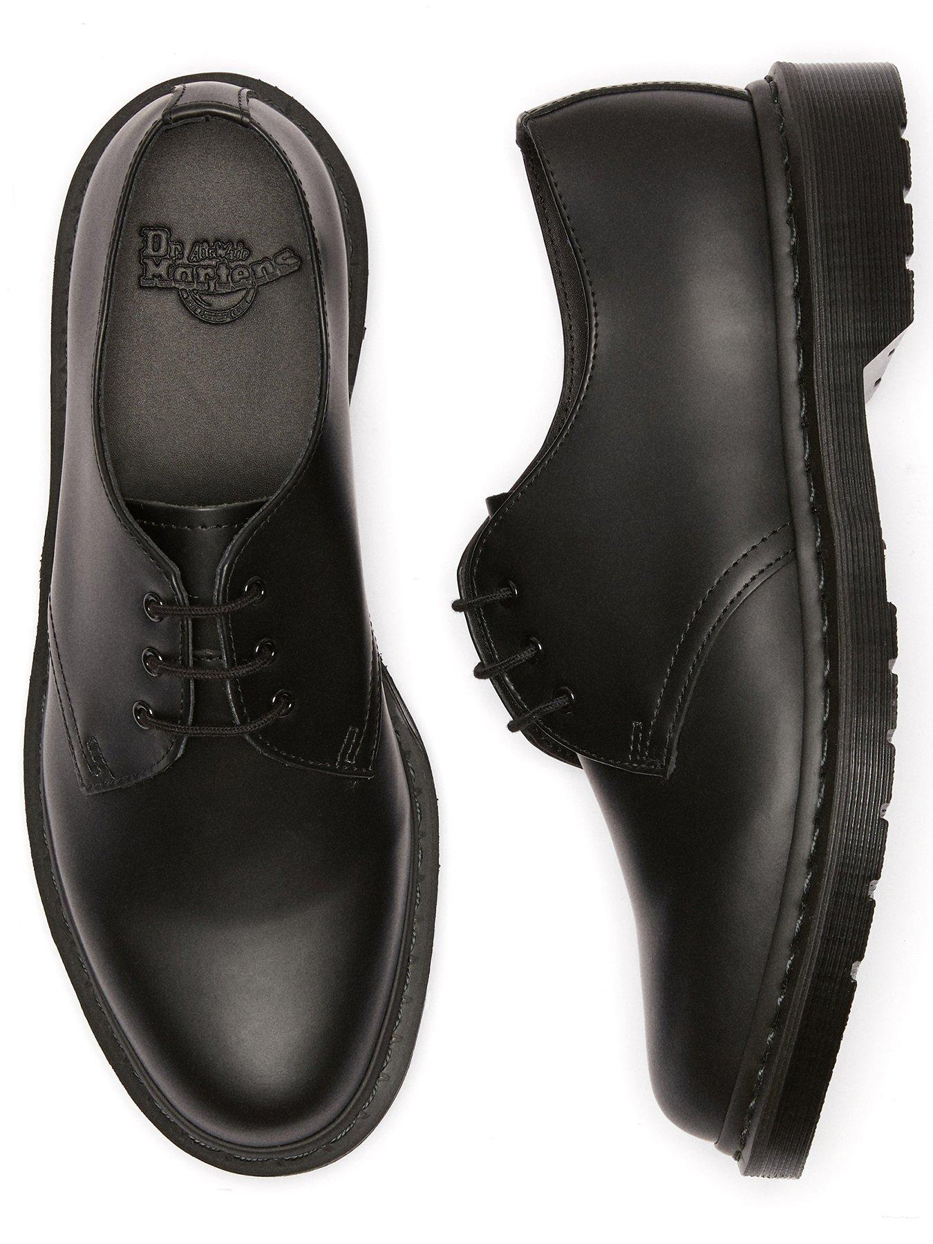 Dr Martens 1461 Mono Smooth Leather Oxford Shoes - Black | Very