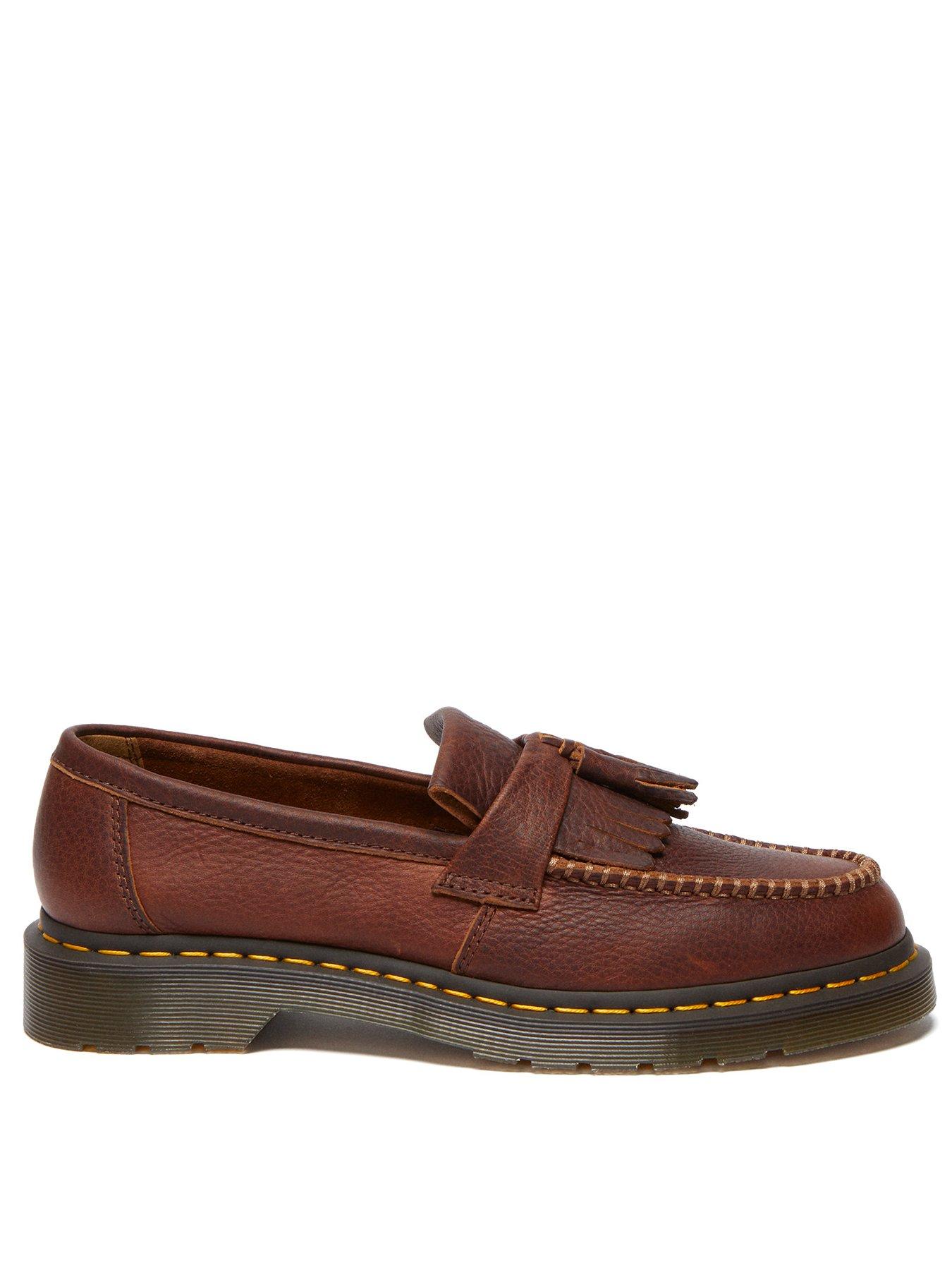 Dr Martens Adrian Ambassador Soft Leather Tassel Loafers Brown