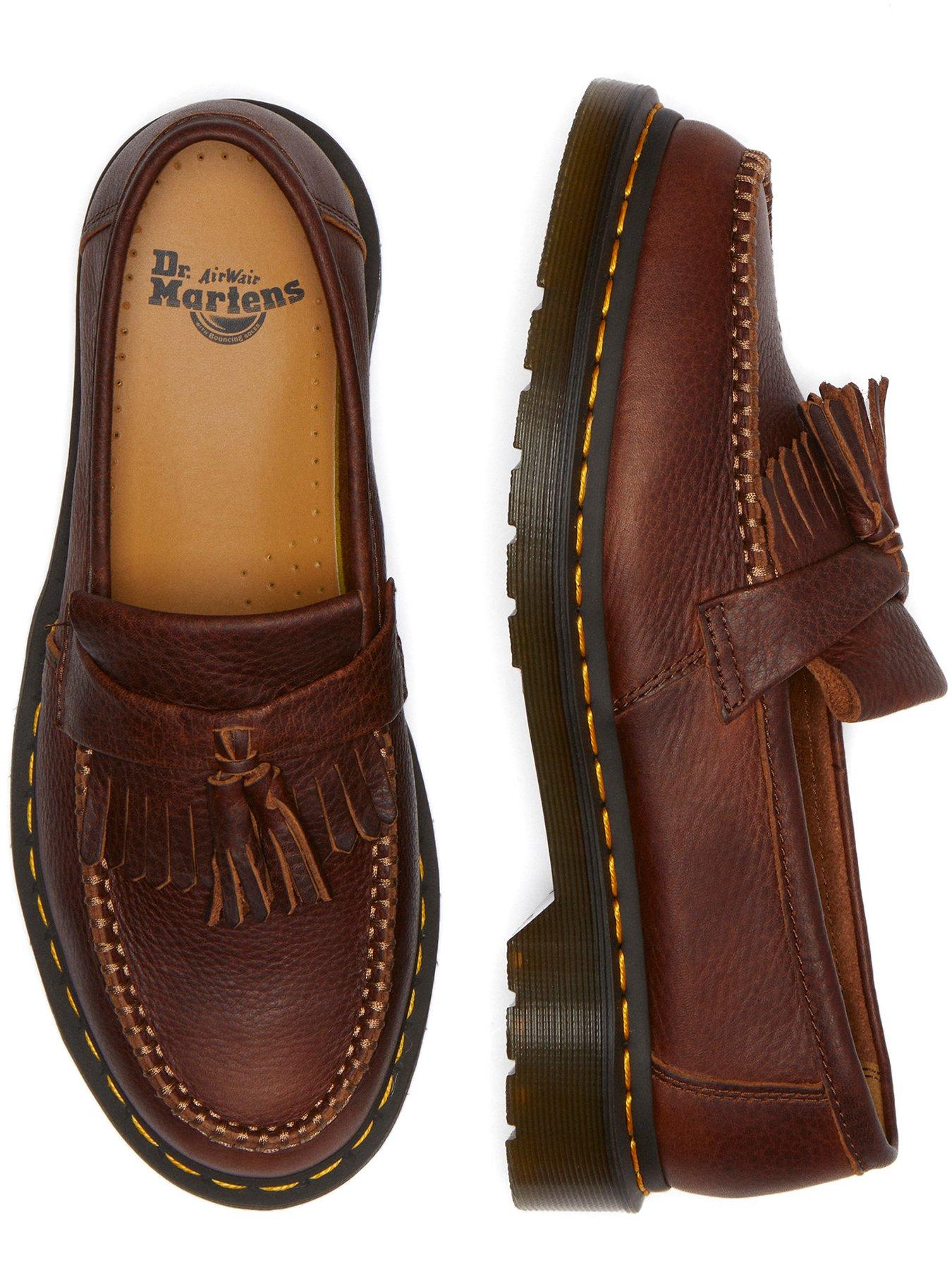 Dr Martens Adrian Ambassador Soft Leather Tassel Loafers - Brown